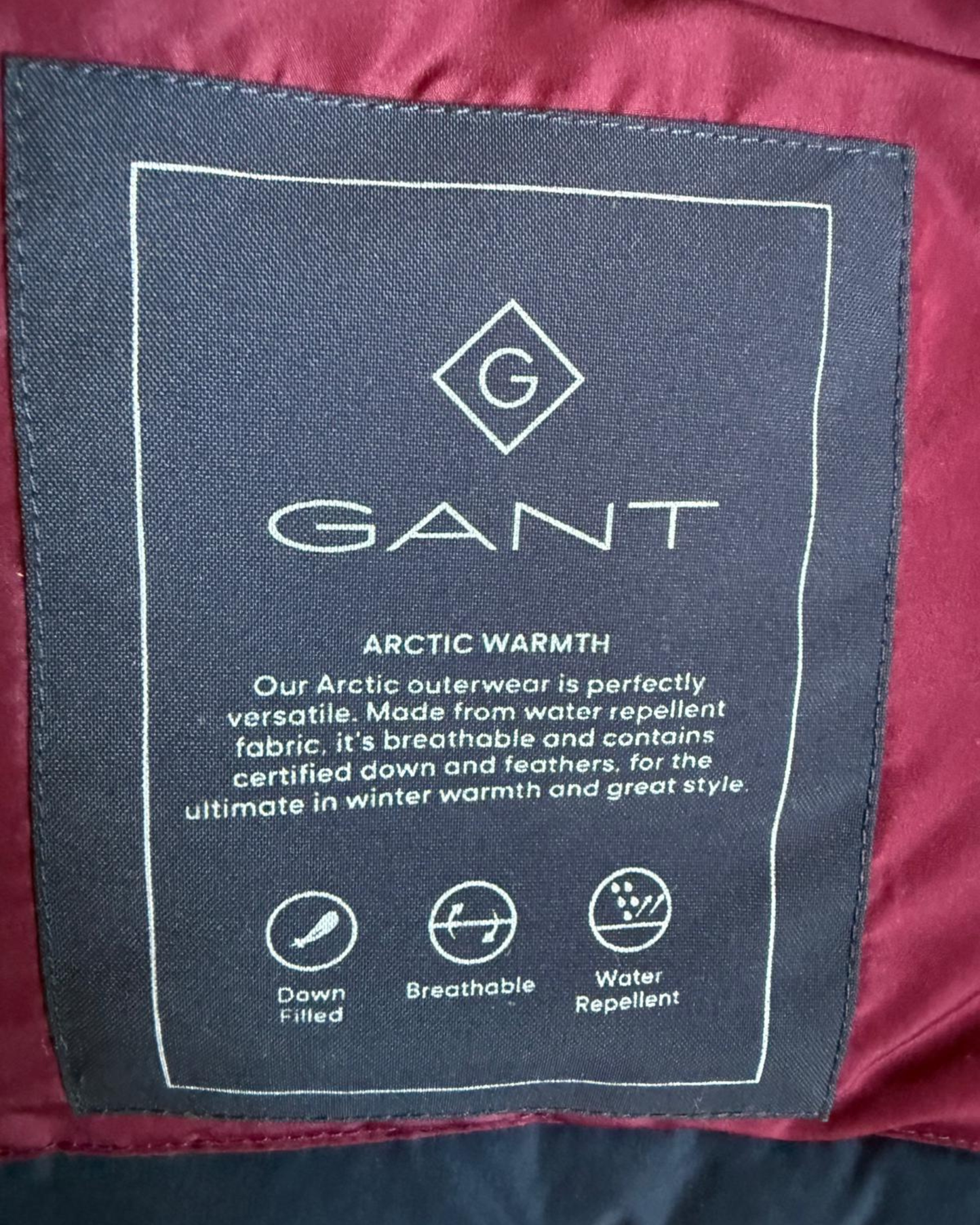 GANT - MANTEAU BLEU MARINE T.M