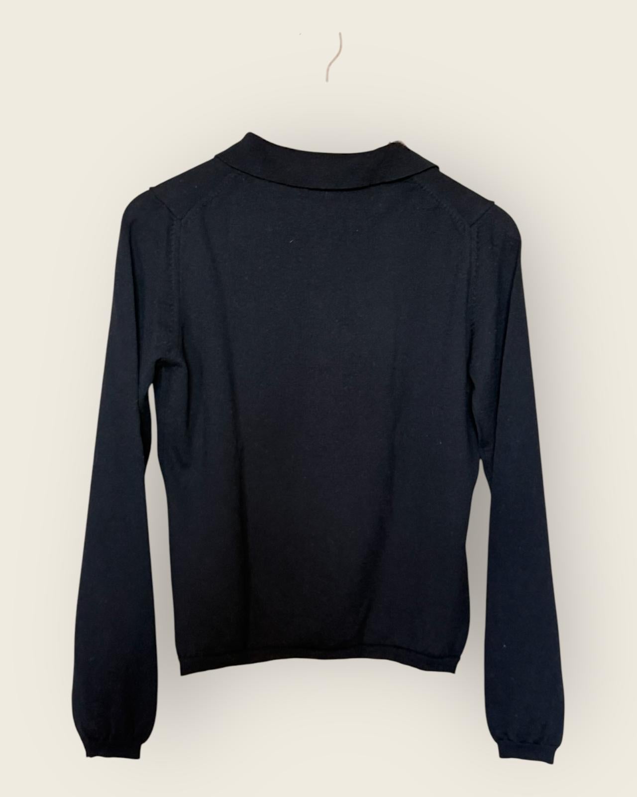 BURBERRY - PULL COL POLO T.L