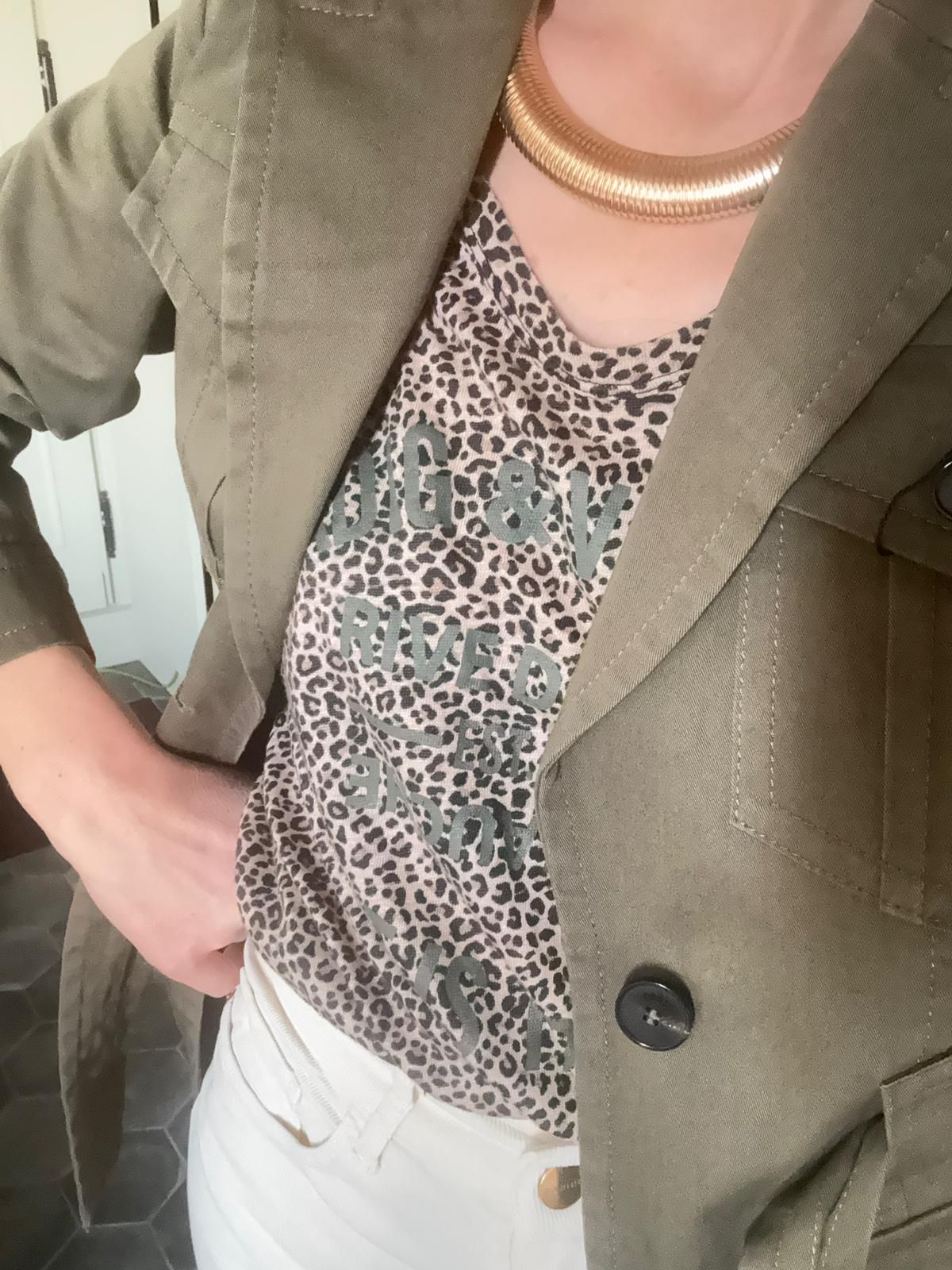 BA&SH - VESTE SAHARIENNE KAKI T.1