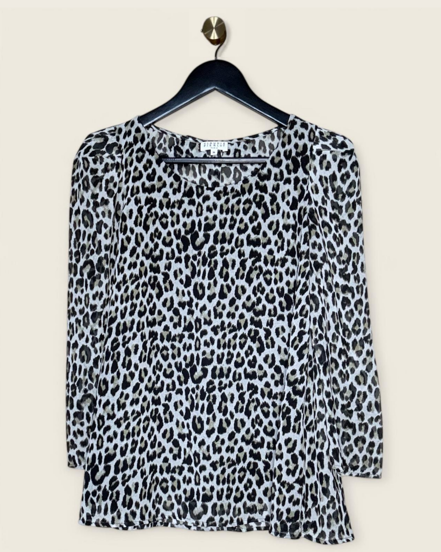 CLAUDIE PIERLOT - BLOUSE LEOPARD T.36