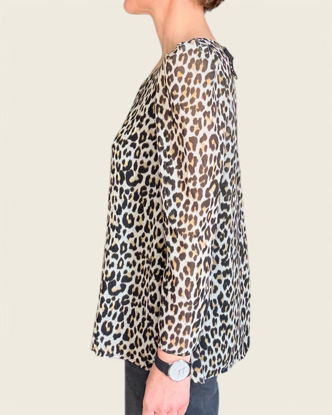 CLAUDIE PIERLOT - BLOUSE LEOPARD T.36