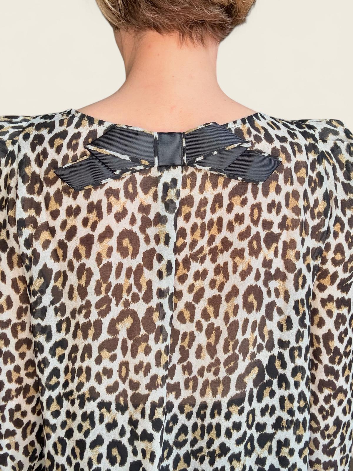 CLAUDIE PIERLOT - BLOUSE LEOPARD T.36