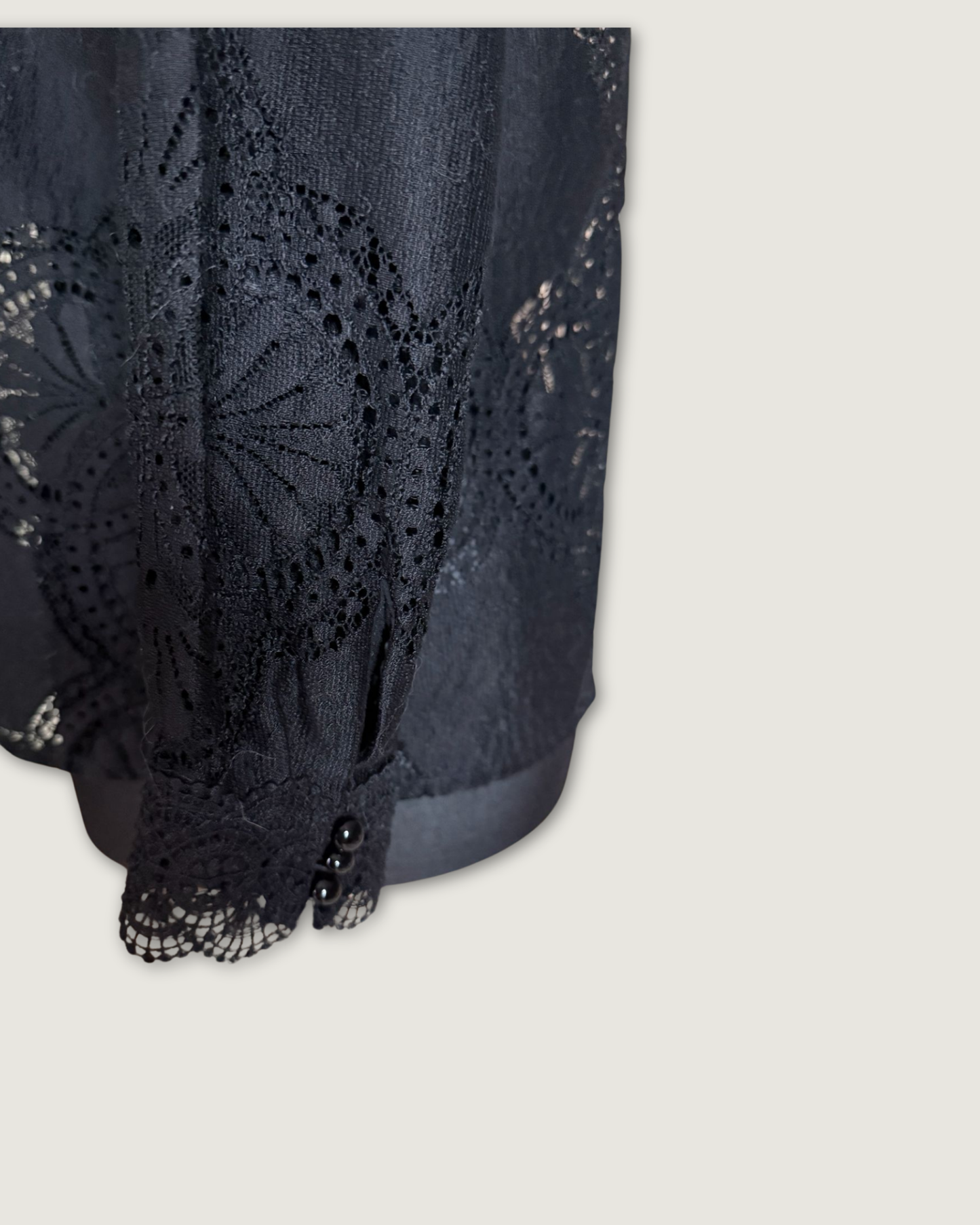 SEZANE - BLOUSE BIANCA NOIRE T.36