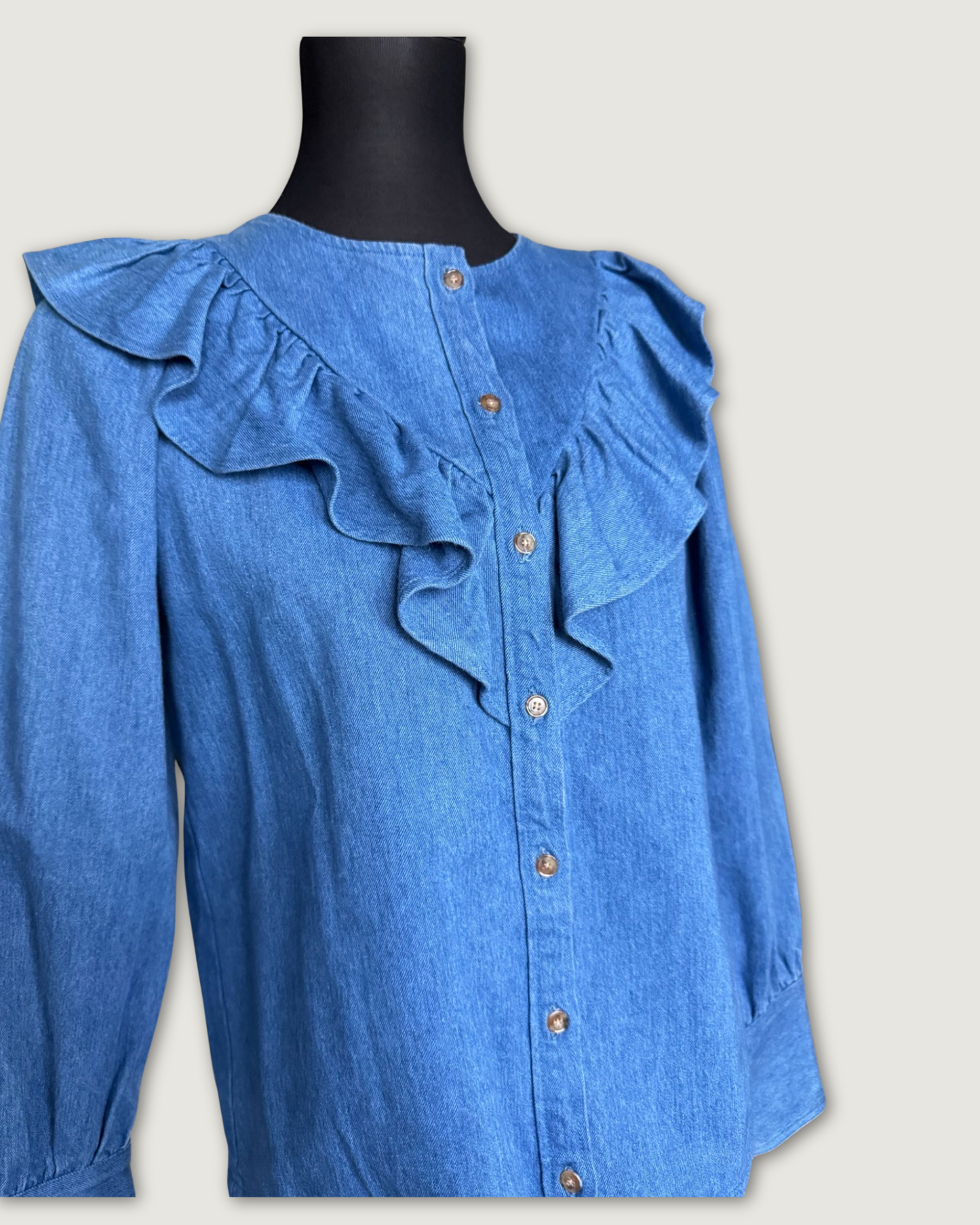 SEZANE - BLOUSE EN DENIM T.36