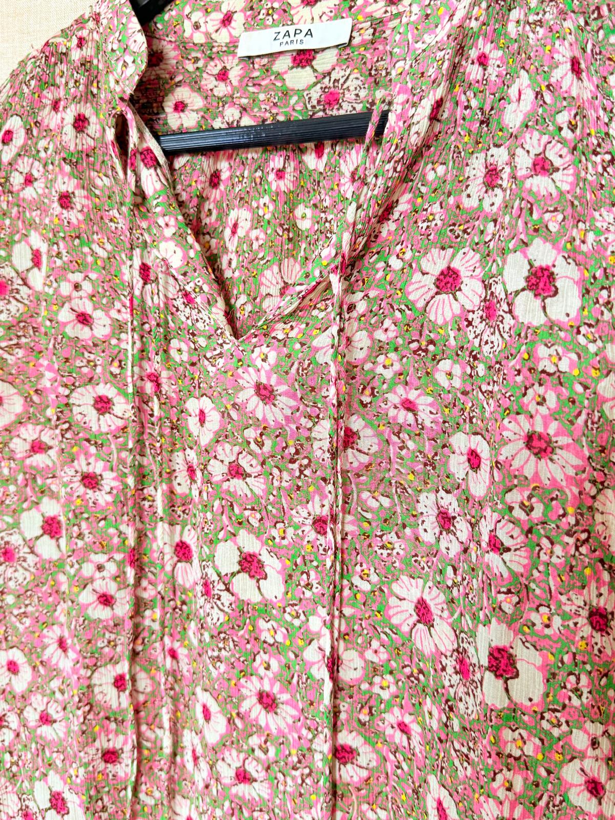 ZAPA - BLOUSE A FLEURS T.36