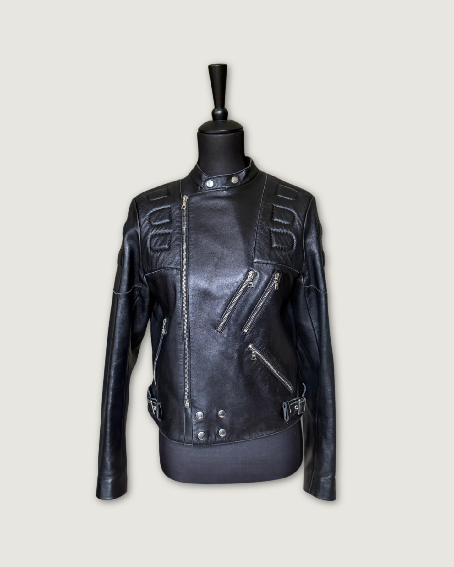 SANDRO - VESTE CUIR T.3