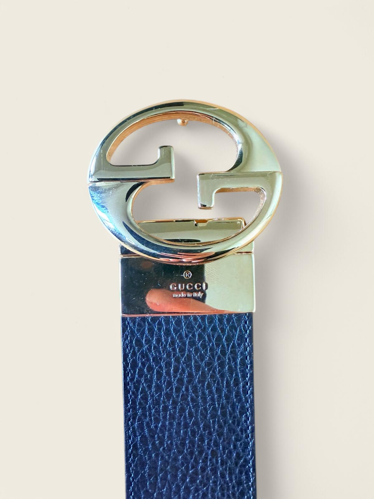 GUCCI - CEINTURE REVERSIBLE T.80
