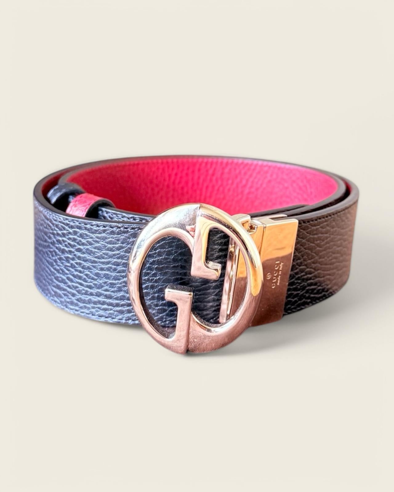 GUCCI - CEINTURE REVERSIBLE T.80