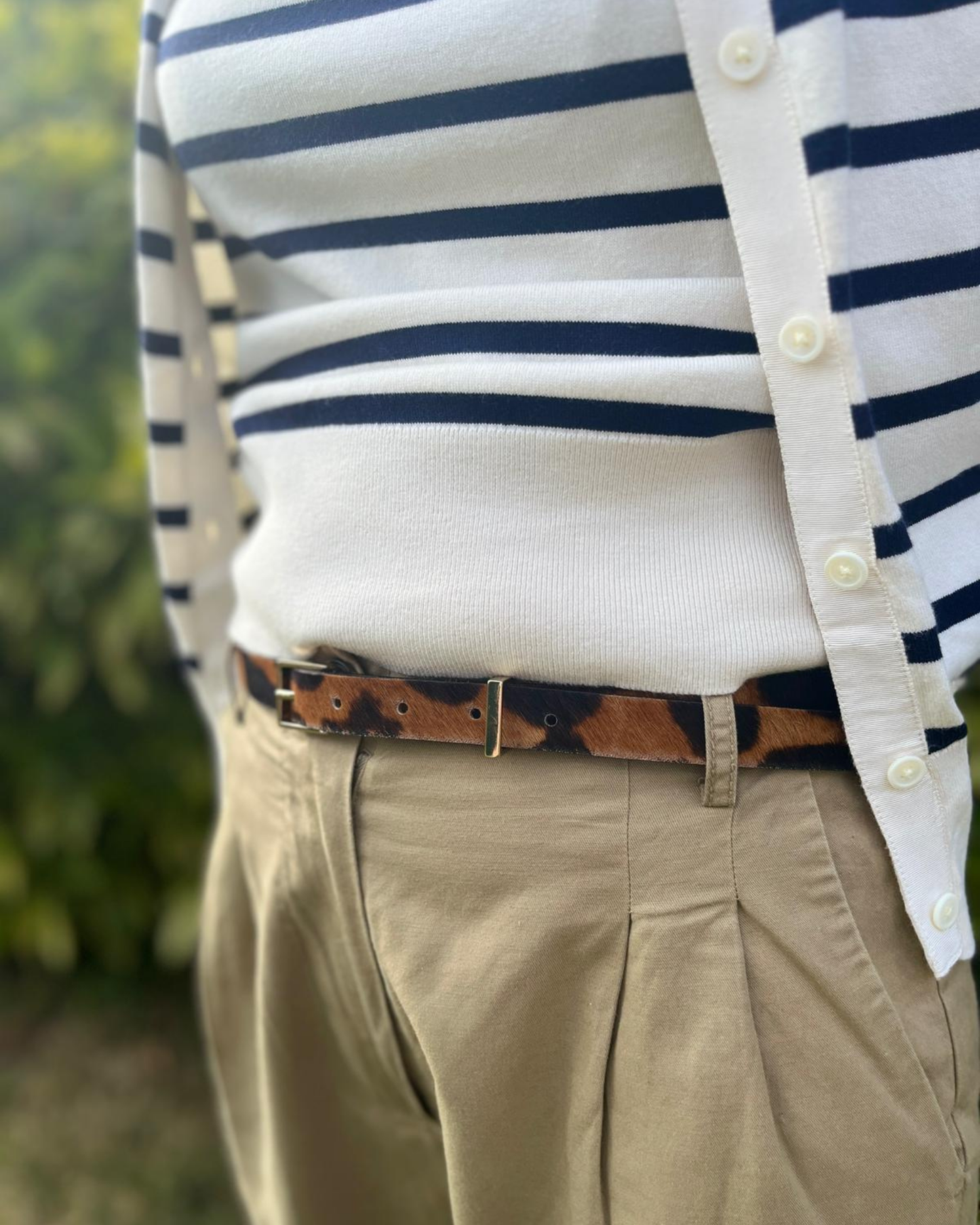 PABLO - CEINTURE MOTIF LEOPARD 90