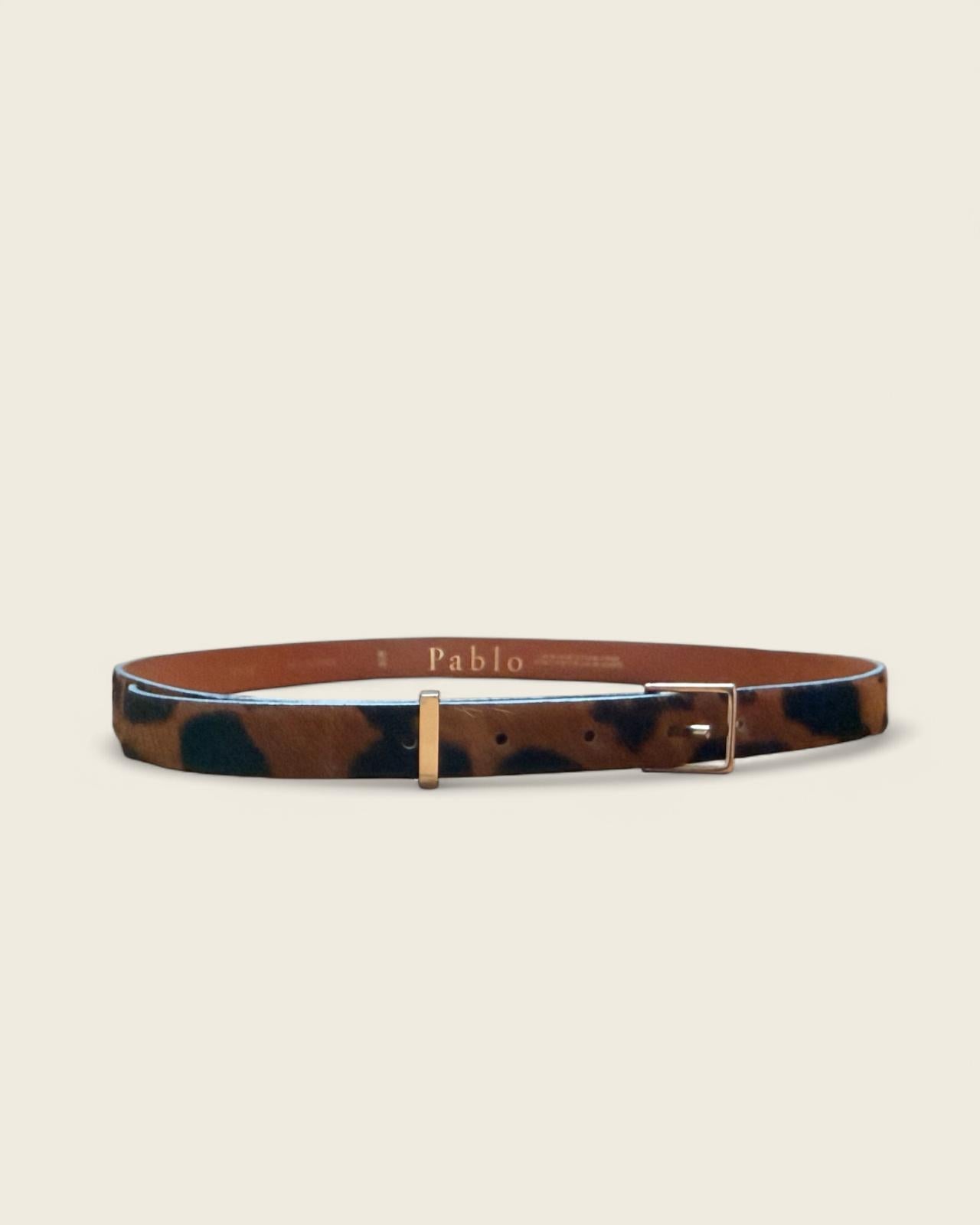 PABLO - CEINTURE MOTIF LEOPARD 90