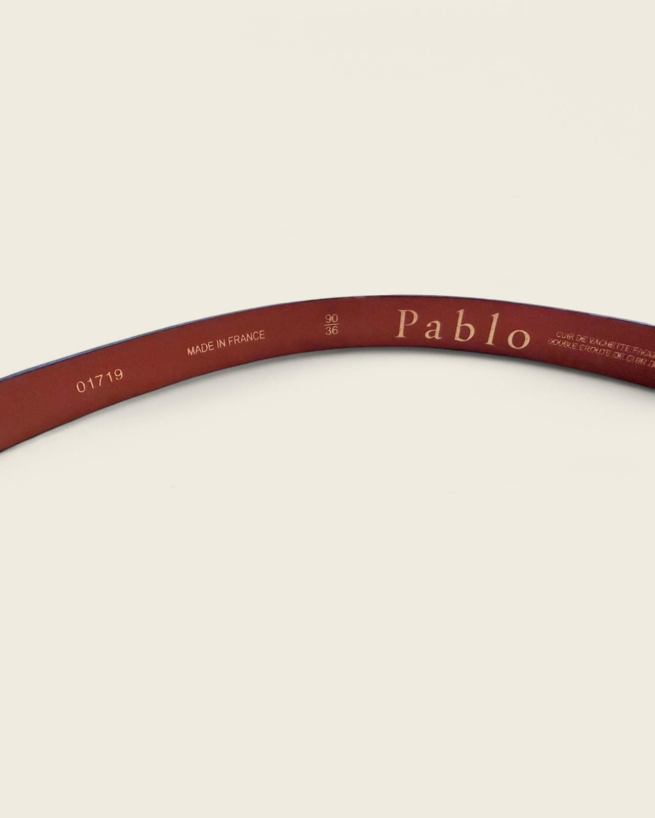 PABLO - CEINTURE MOTIF LEOPARD 90