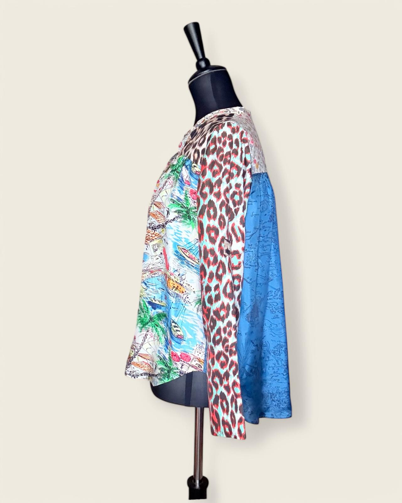 LA PRESTIC OUISTON - CHEMISE SOIE T.1