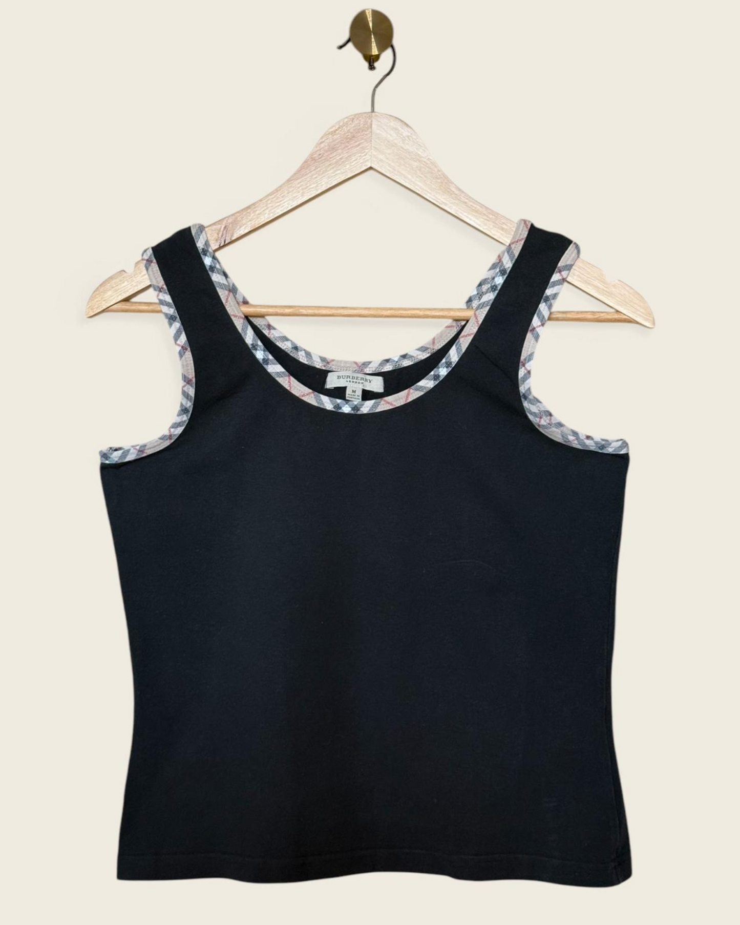 BURBERRY - DEBARDEUR NOIR T.M