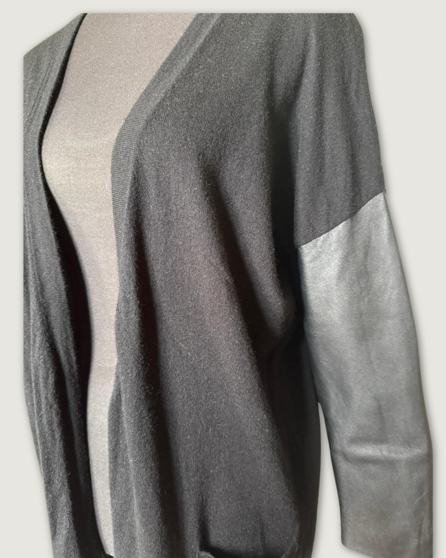 ZAPA - GILET LONG LAINE CACHEMIRE T.2