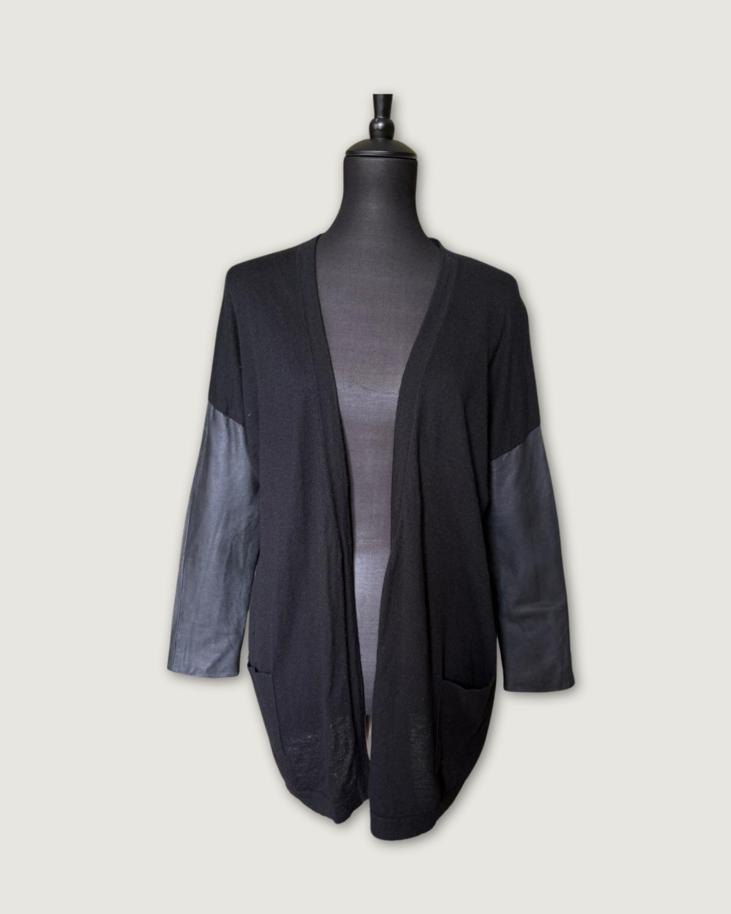 ZAPA - GILET LONG LAINE CACHEMIRE T.2