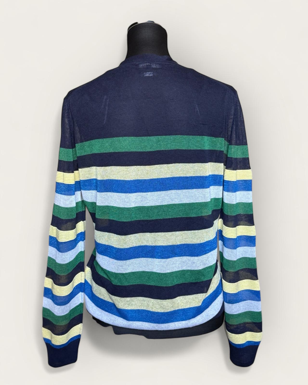 TOMMY HILFIGER - GILET LEGER A RAYURES T.XL