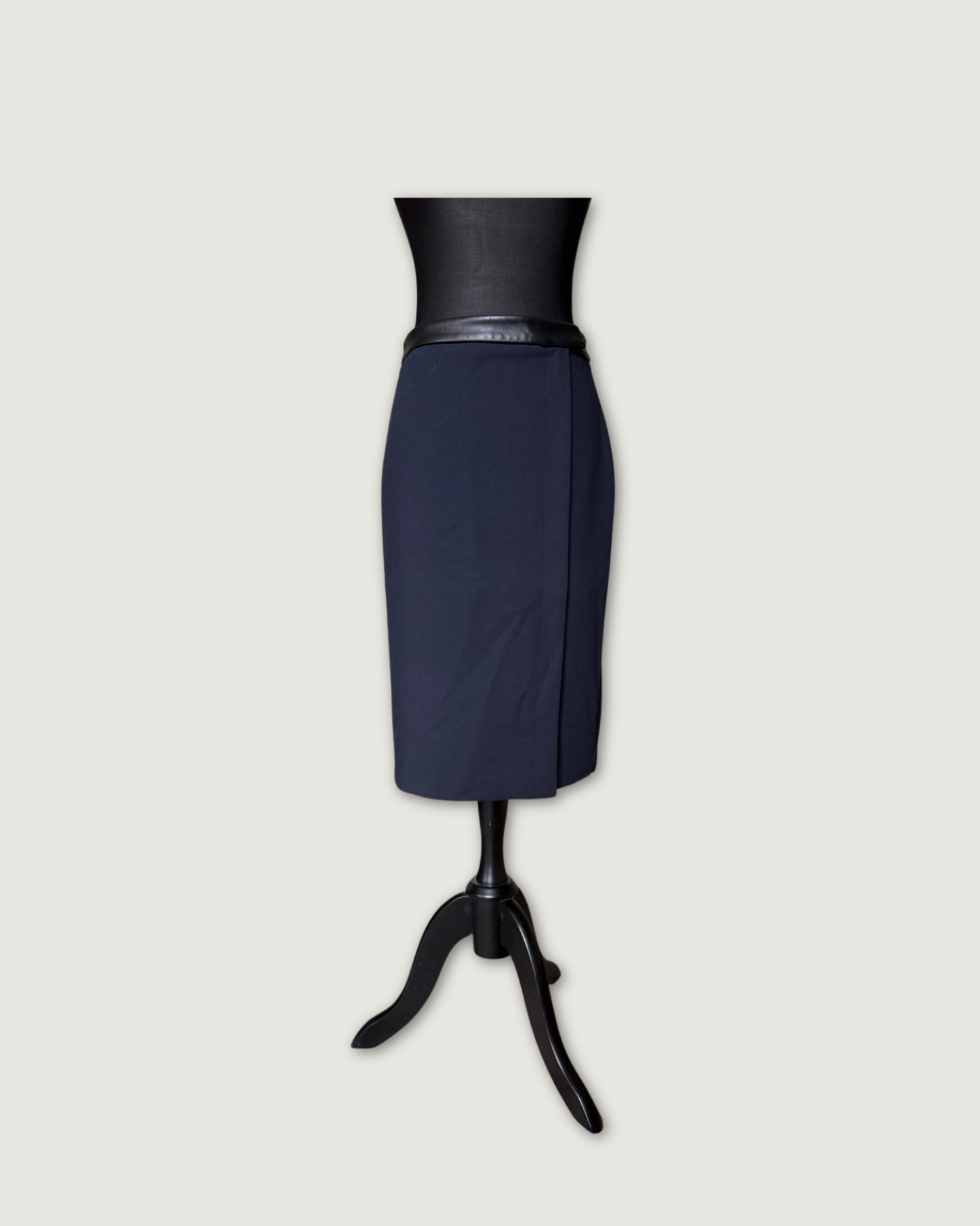 ZAPA - JUPE BLEU MARINE T.38
