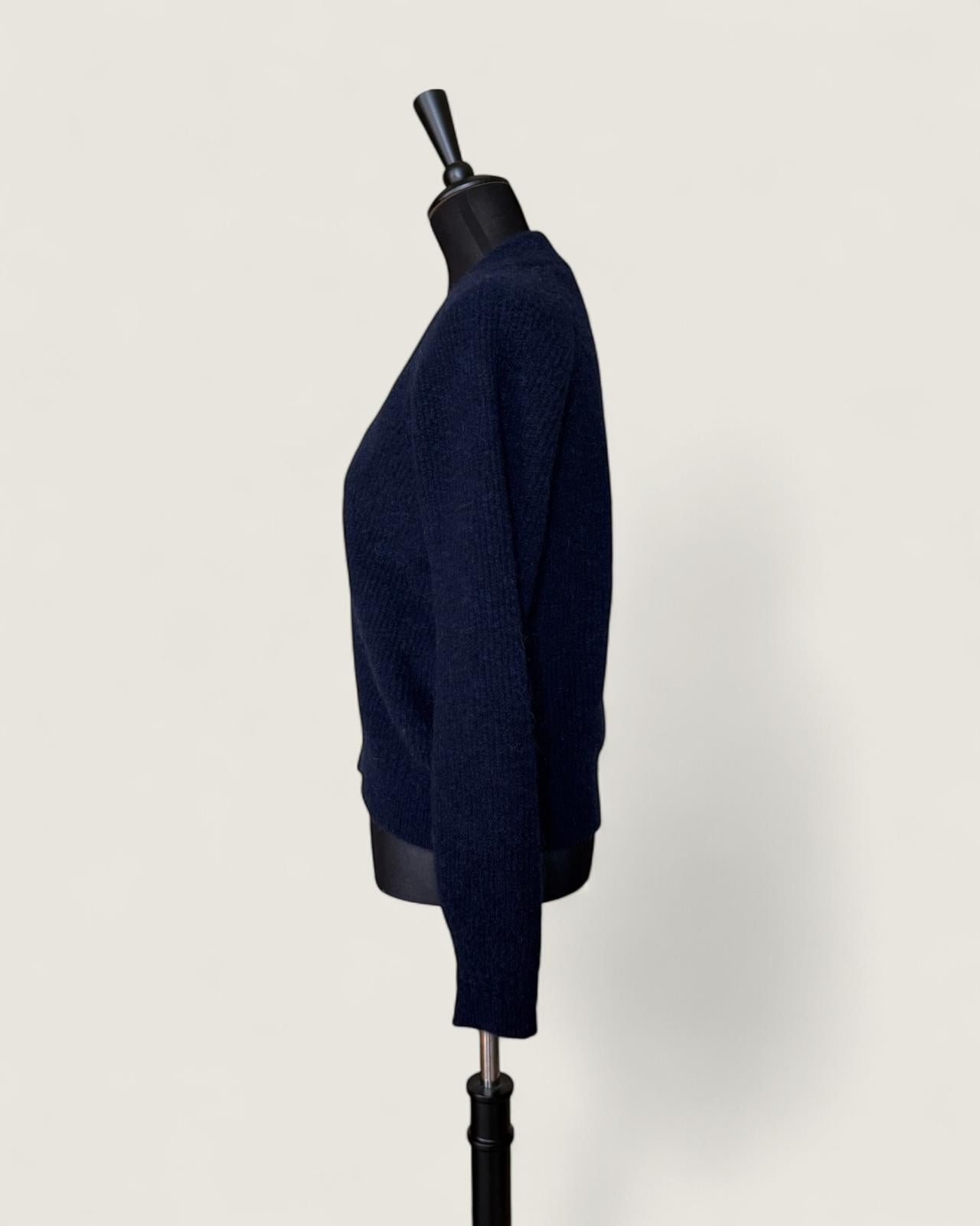 SEZANE - MAILLE BLEU MARINE T.M