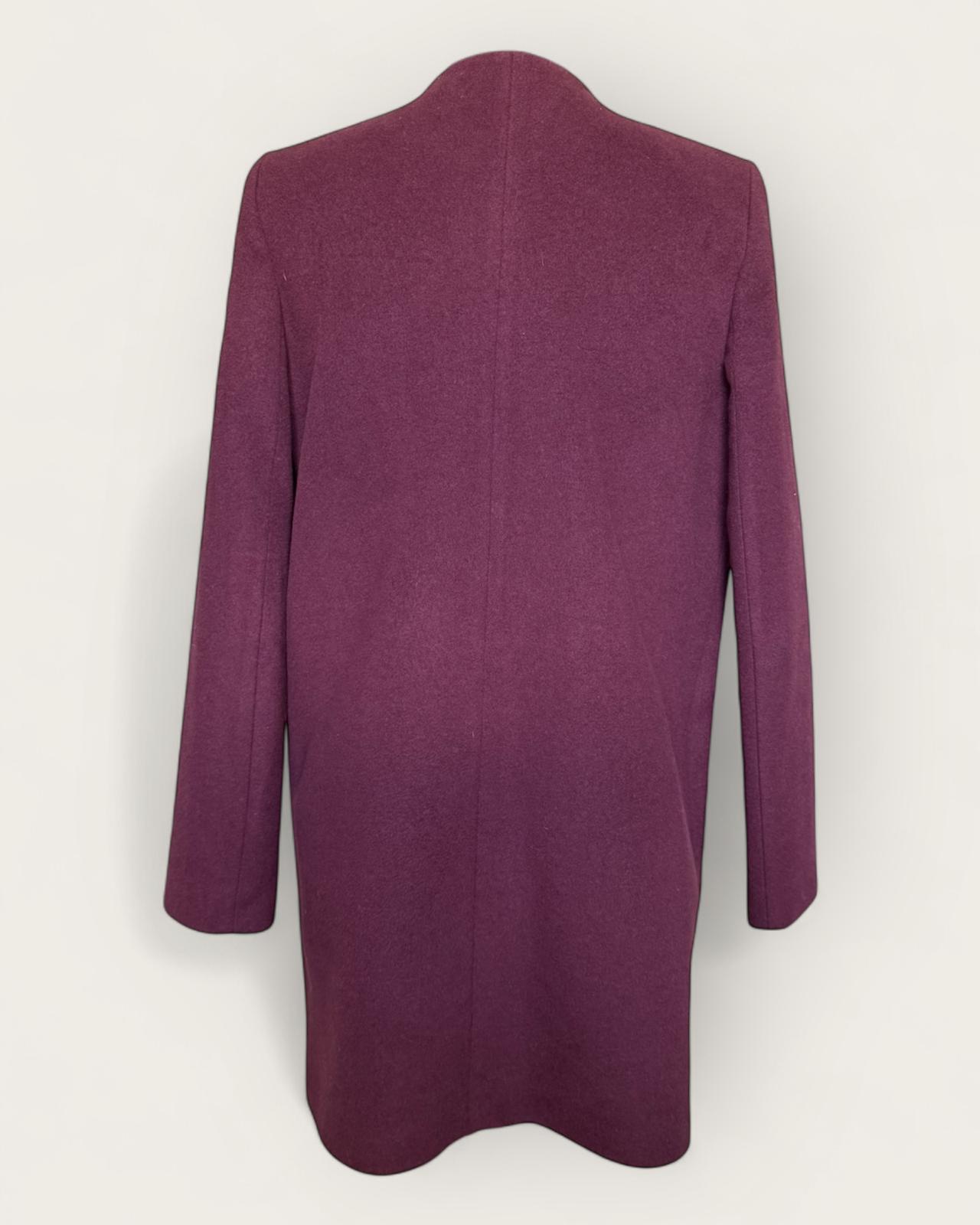 TARA JARMON - MANTEAU BORDEAUX T.38