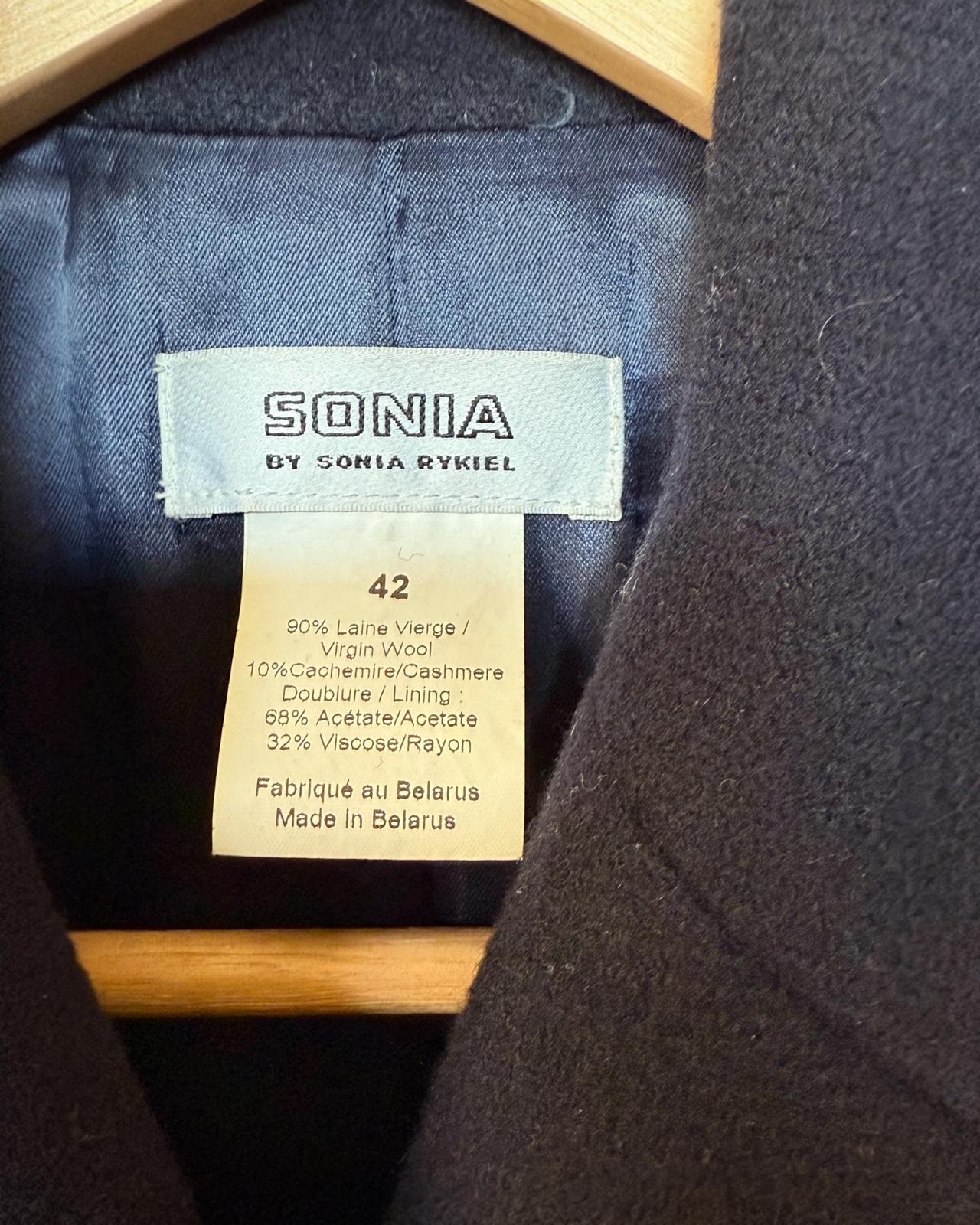 SONIA BY SONIA RYKIEL - MANTEAU LAINE T.42