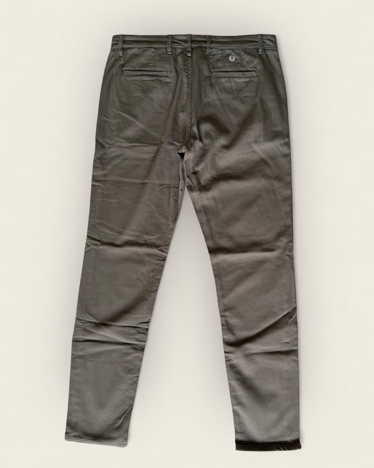 SERGE BLANCO - PANTALON CHINO MARRON T.36
