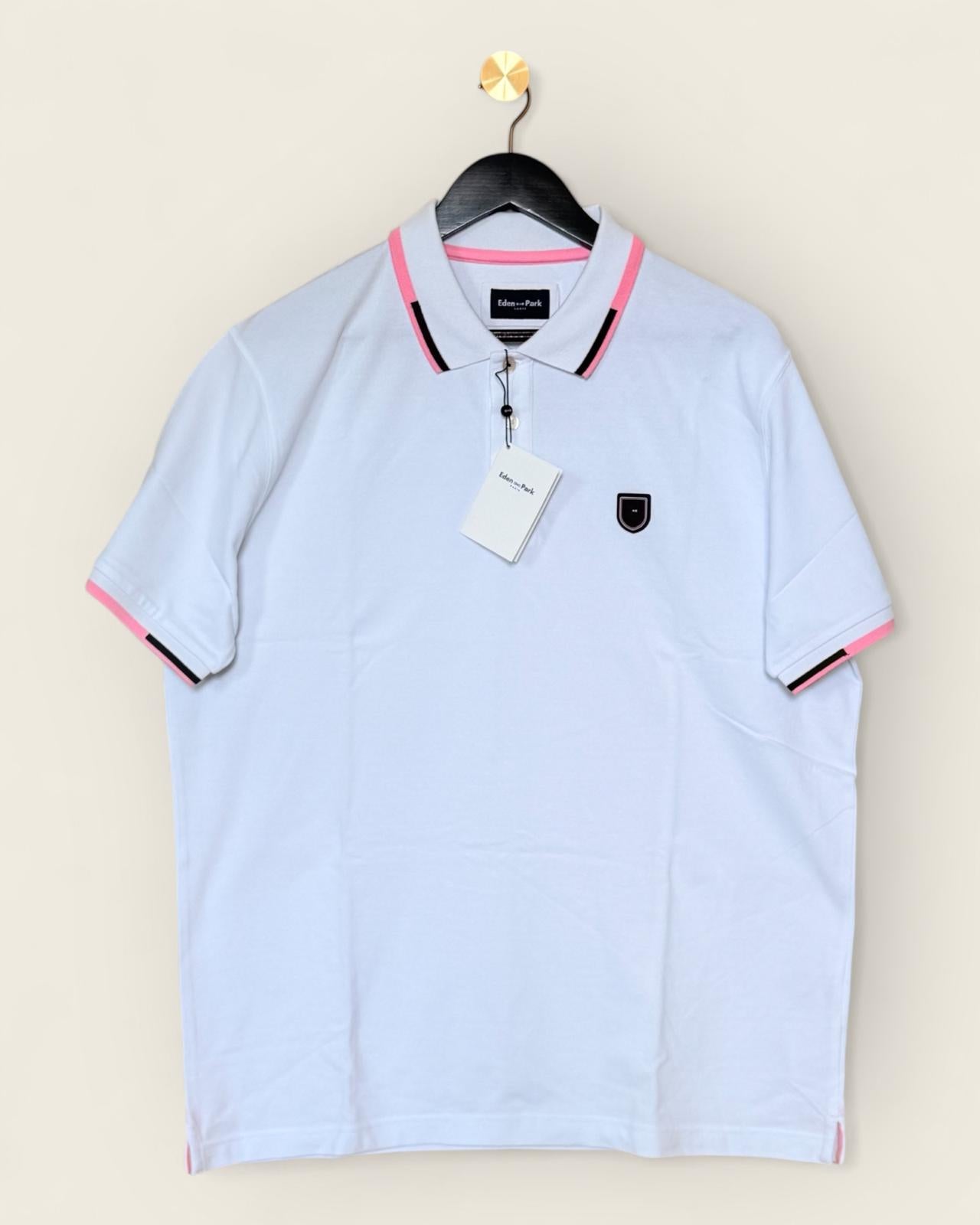 EDEN PARK - POLO HOMME BLANC T.XL