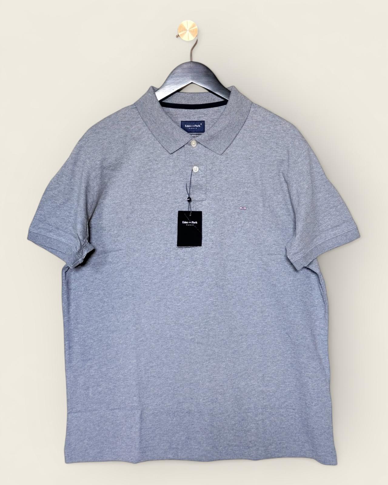 EDEN PARK - POLO HOMME GRIS T.XL