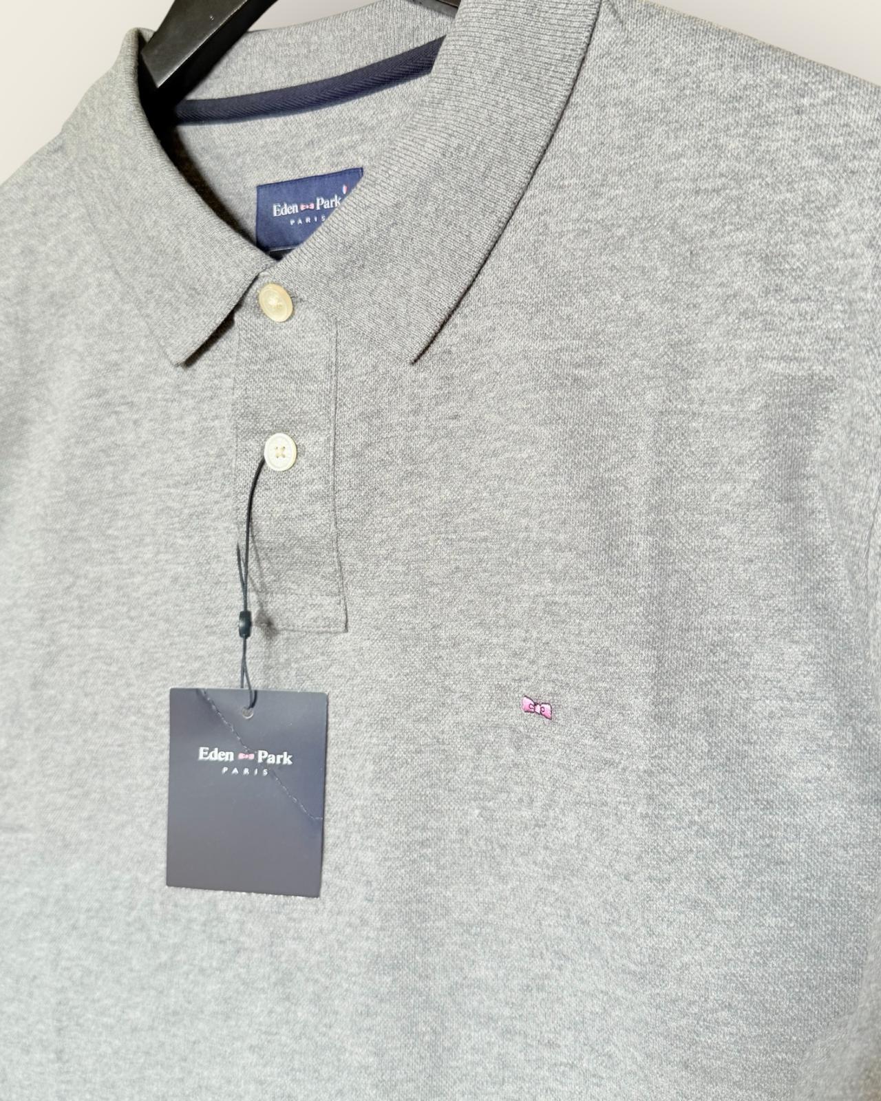EDEN PARK - POLO HOMME GRIS T.XL