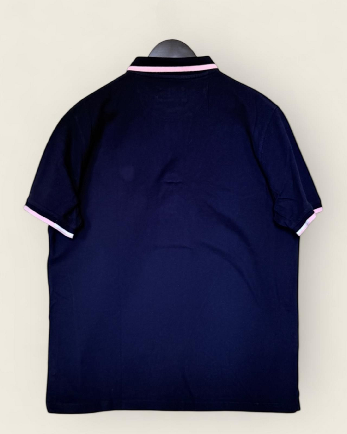 EDEN PARK - POLO HOMME NOIR/ROSE T.XL