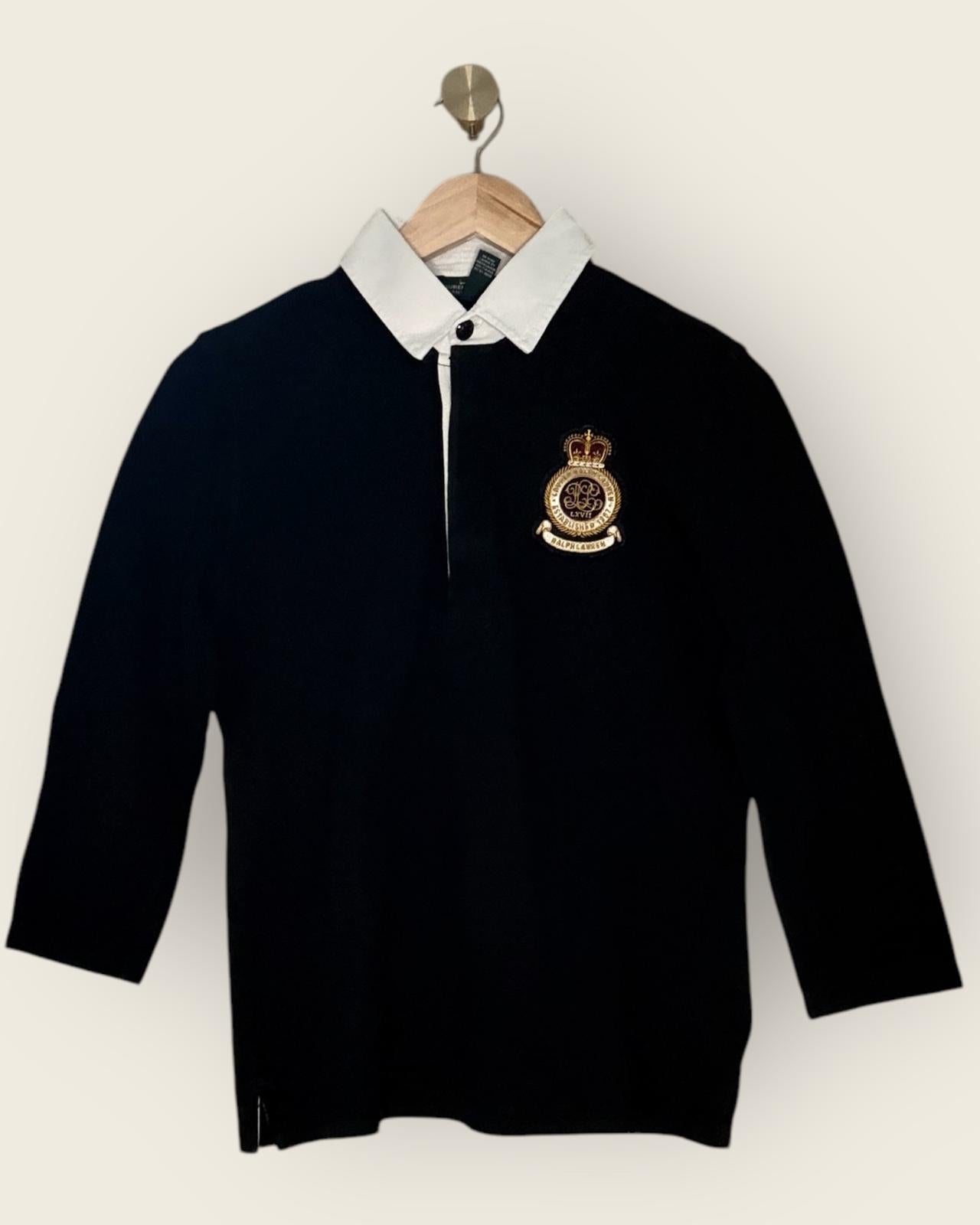 RAPH LAUREN - POLO NOIR MANCHES 3/4