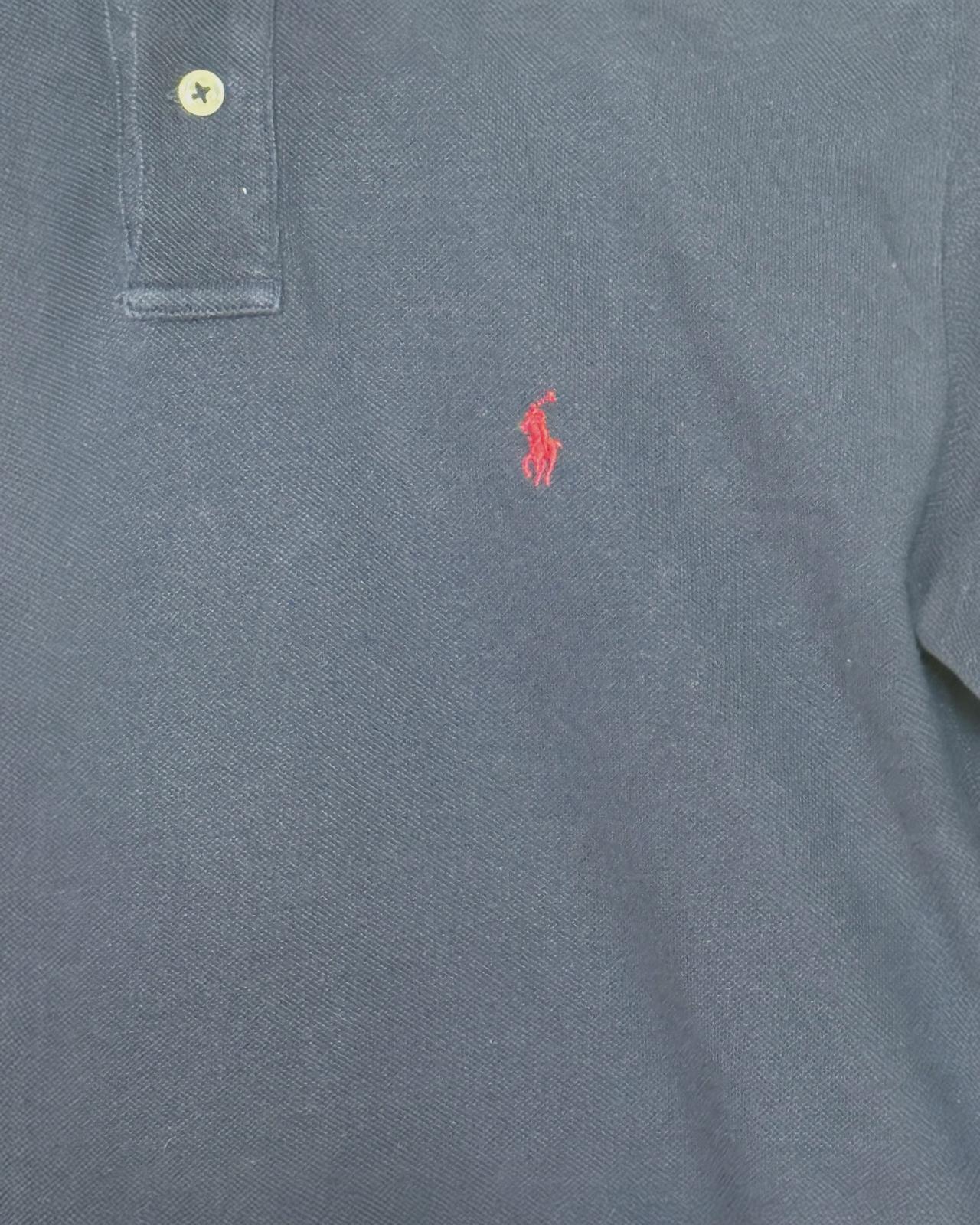 RALPH LAUREN - POLO ADO BLEU MARINE T.16/18 FIT