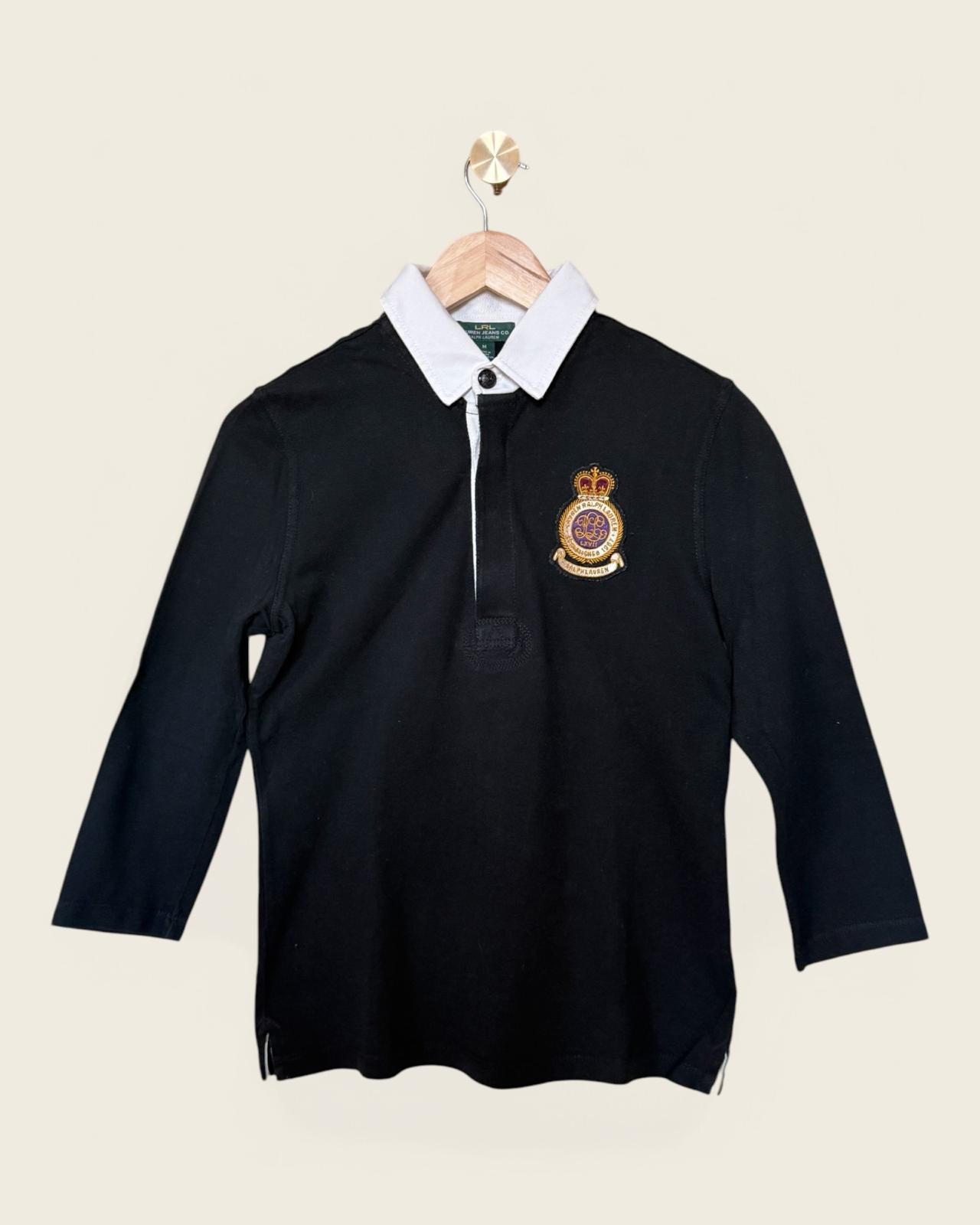 RAPH LAUREN - POLO NOIR MANCHES 3/4