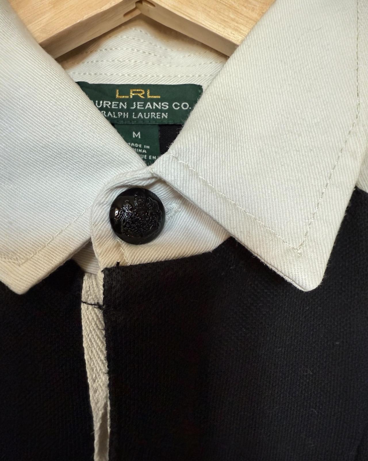 RAPH LAUREN - POLO NOIR MANCHES 3/4