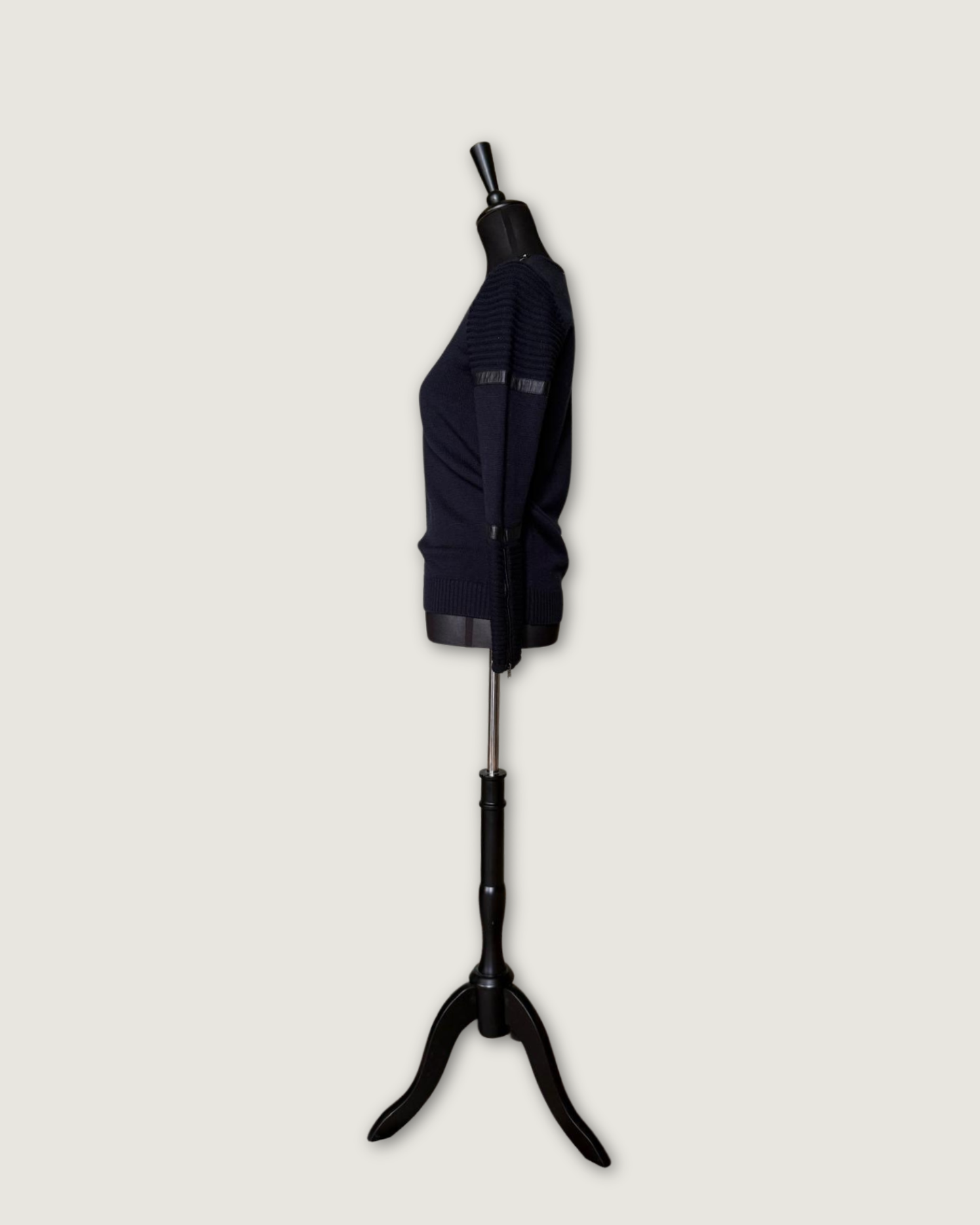 ZAPA - PULL 100% LAINE BLEU MARINE T.2