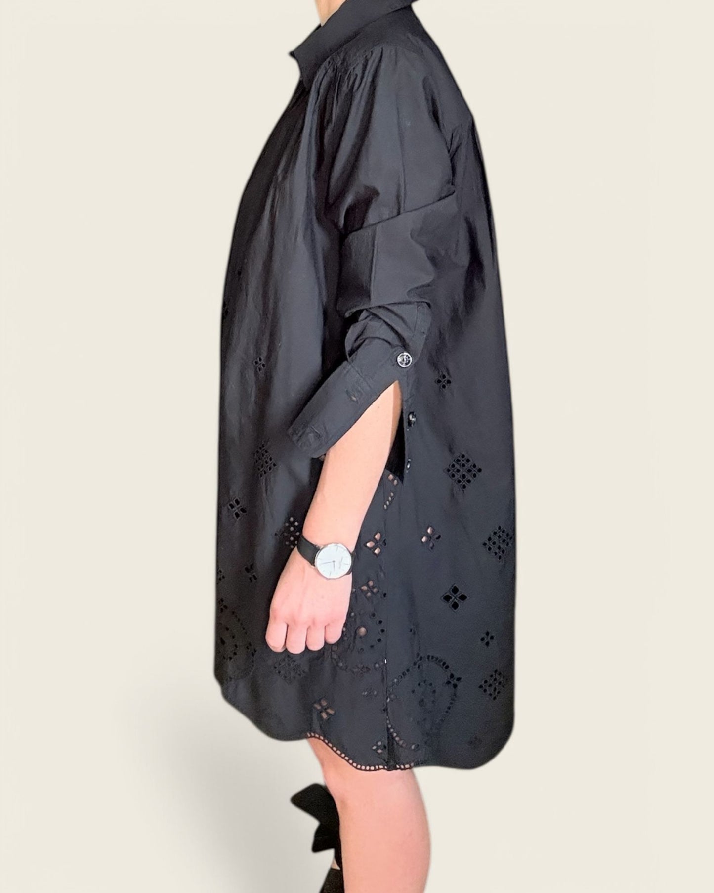 GANNI - ROBE NOIRE T.32