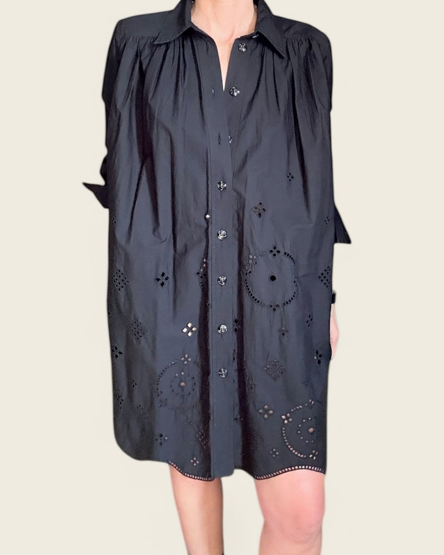 GANNI - ROBE NOIRE T.32