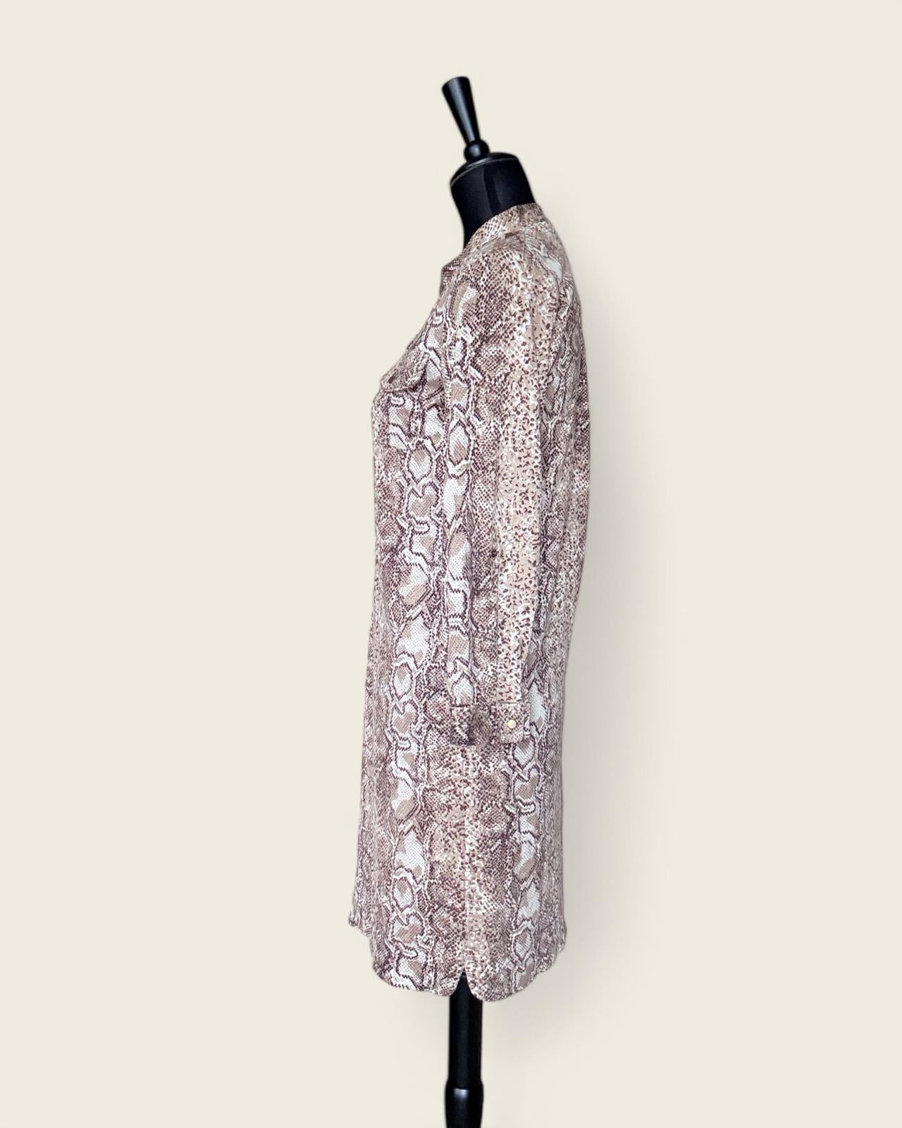 GERARD DAREL - ROBE MOTIF ANIMALIER T.36