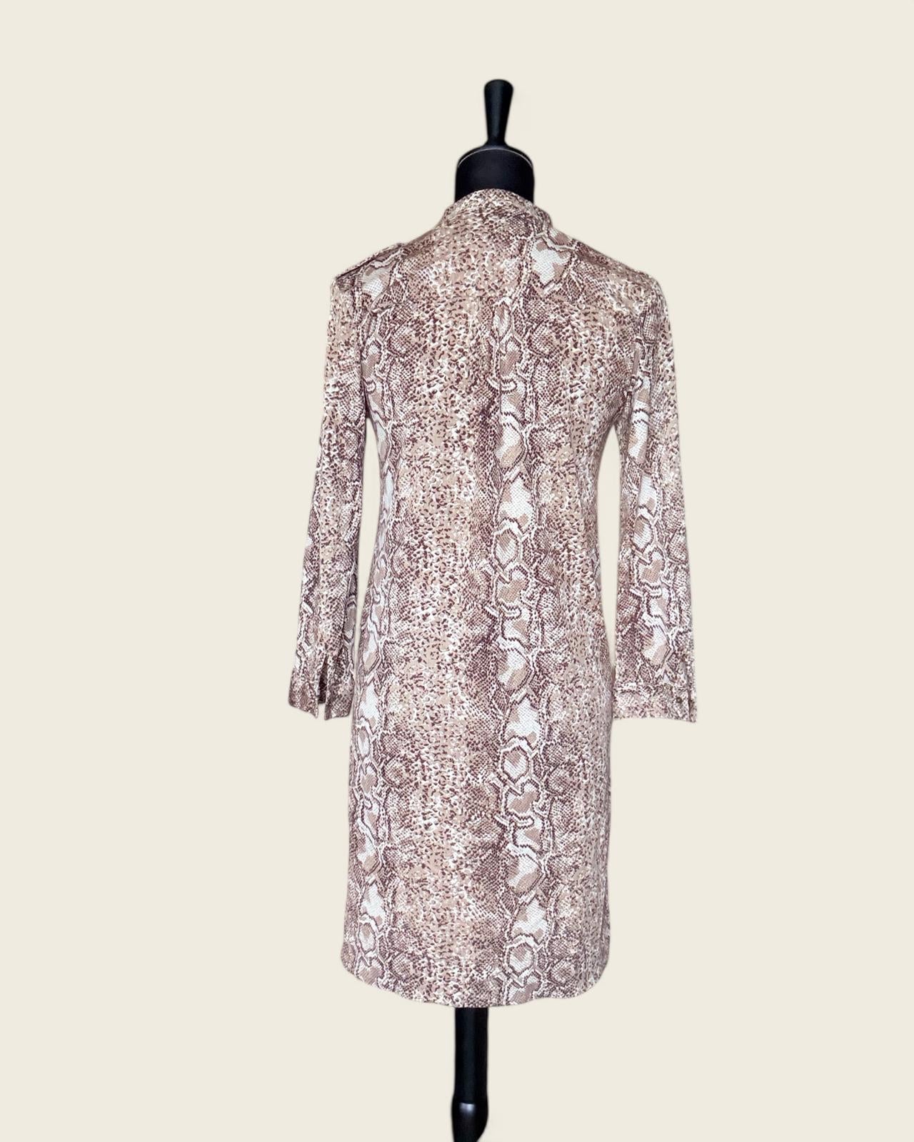 GERARD DAREL - ROBE MOTIF ANIMALIER T.36