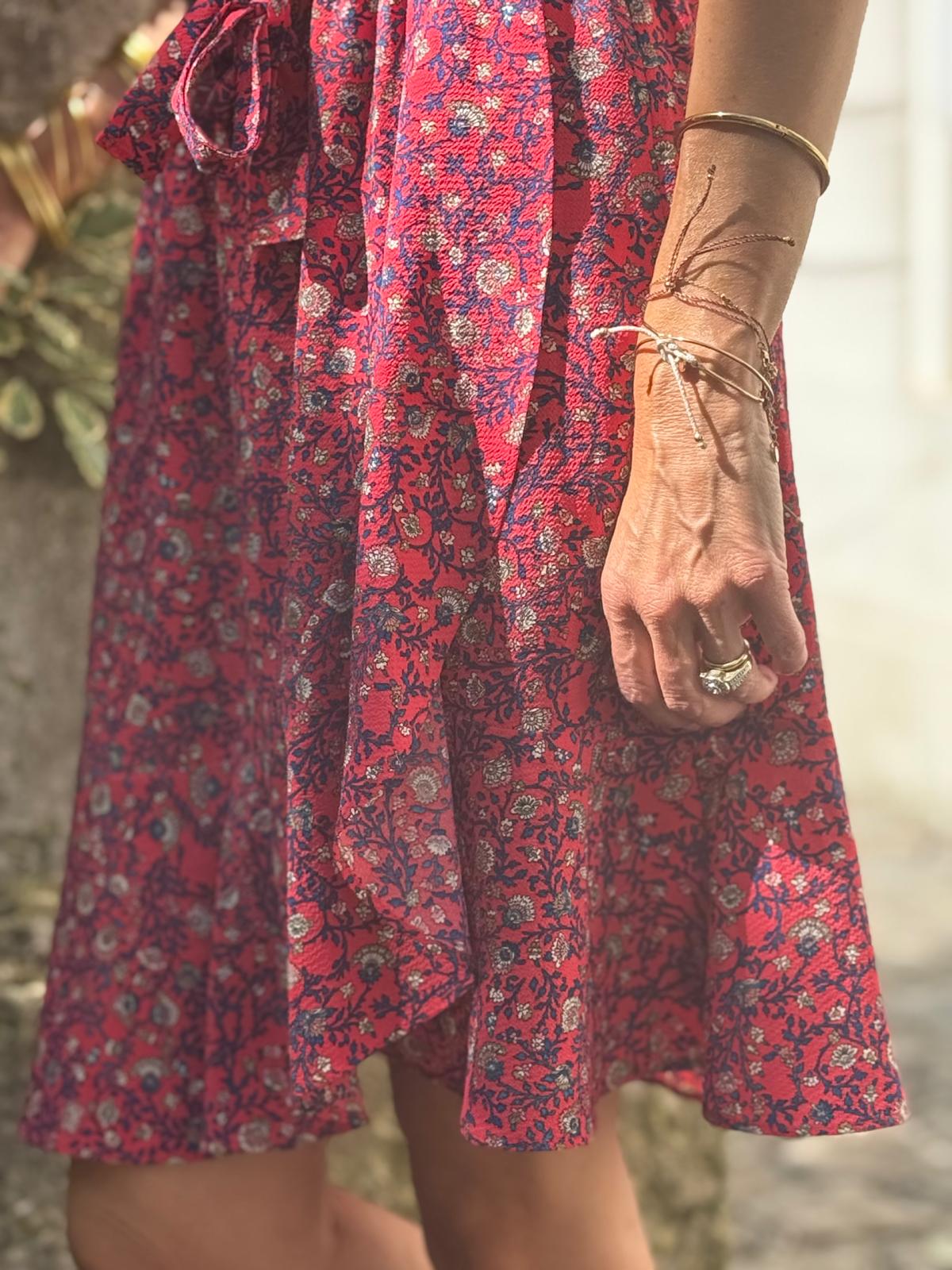 IKKS - ROBE A FLEURS T.36