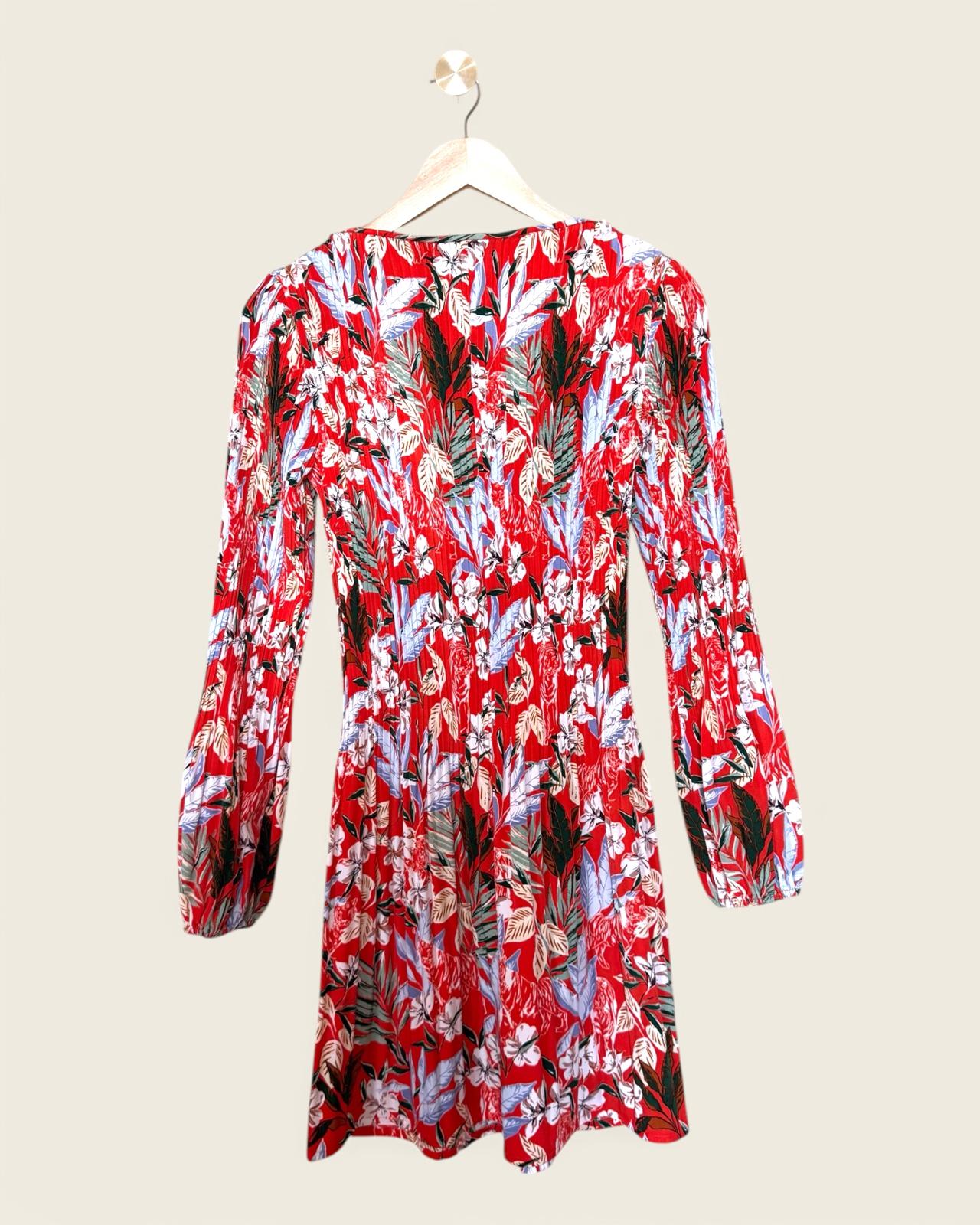 MAJE - ROBE JUNGLE BLUSH 40