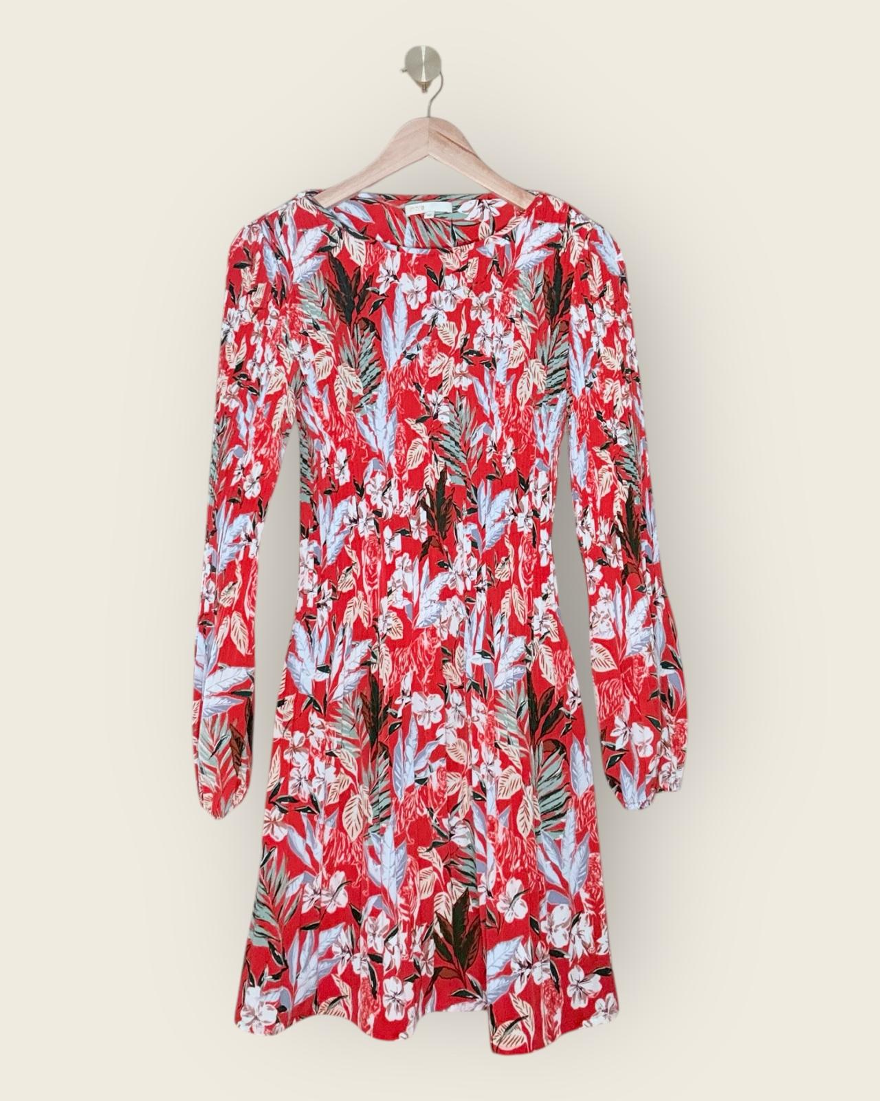 MAJE - ROBE JUNGLE BLUSH 40