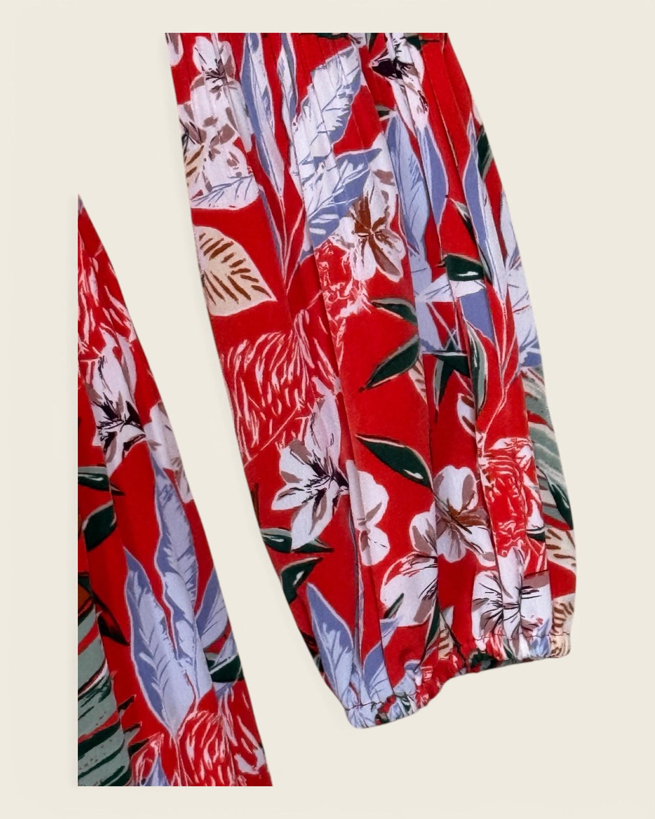 MAJE - ROBE JUNGLE BLUSH 40