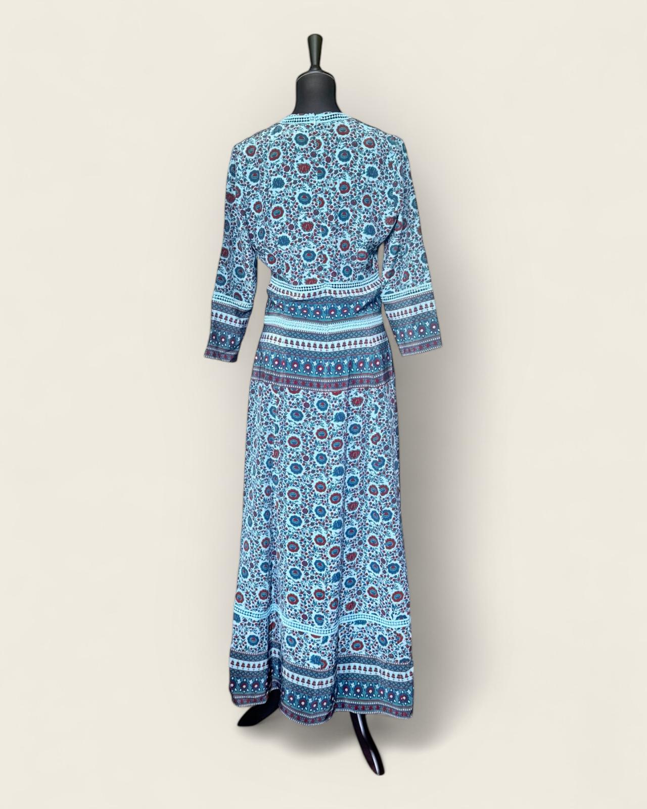 SEZANE - ROBE LONGUE GREENWICH T. 38
