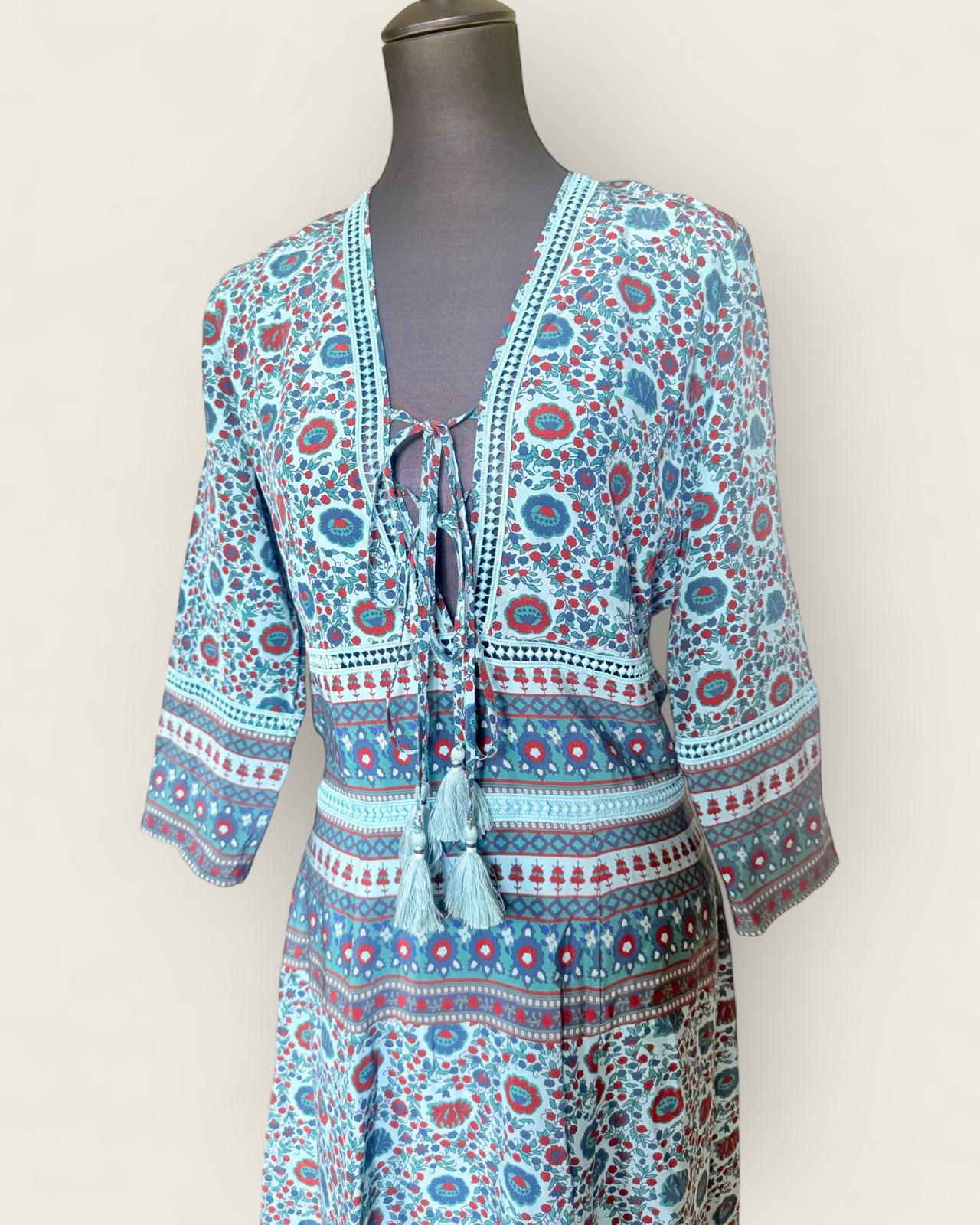 SEZANE - ROBE LONGUE GREENWICH T. 38