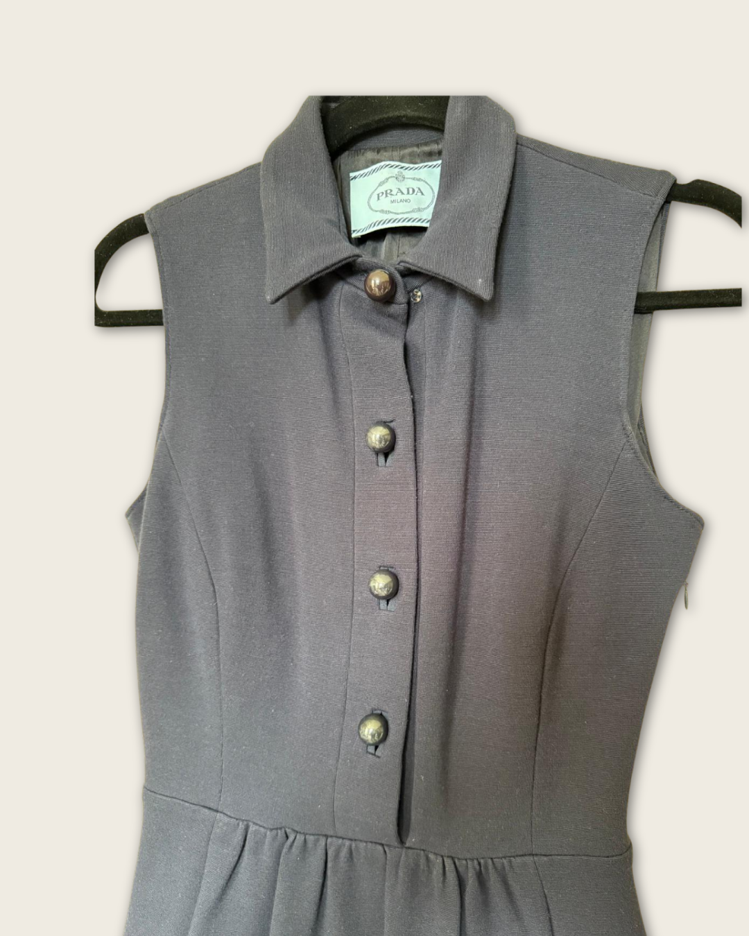 PRADA - ROBE MILANO BLEU T.34