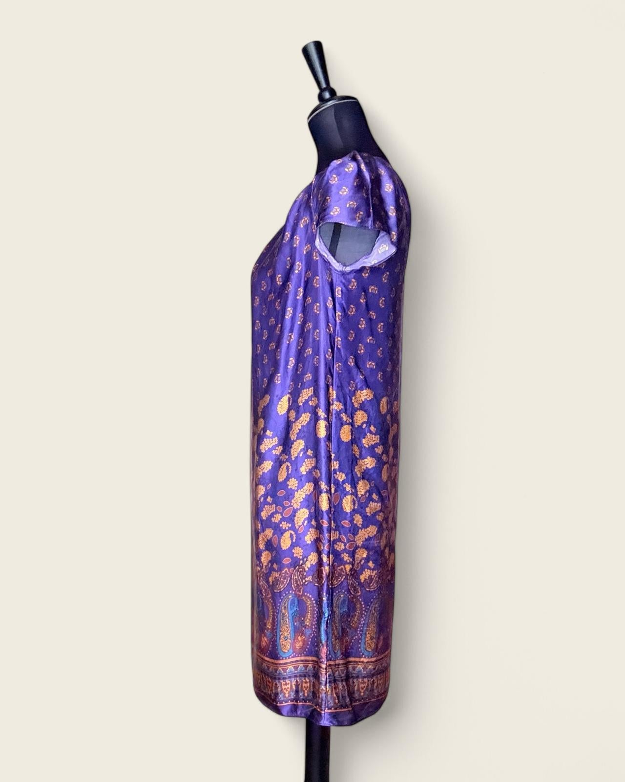 TARA JARMON - ROBE 100% SOIE T.36