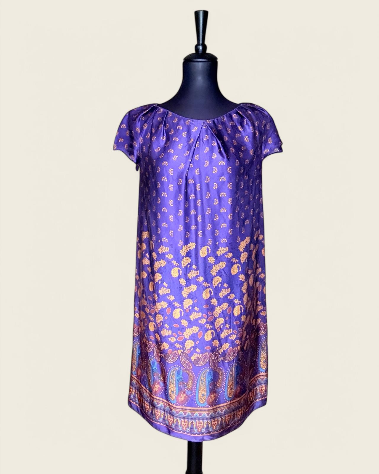 TARA JARMON - ROBE 100% SOIE T.36
