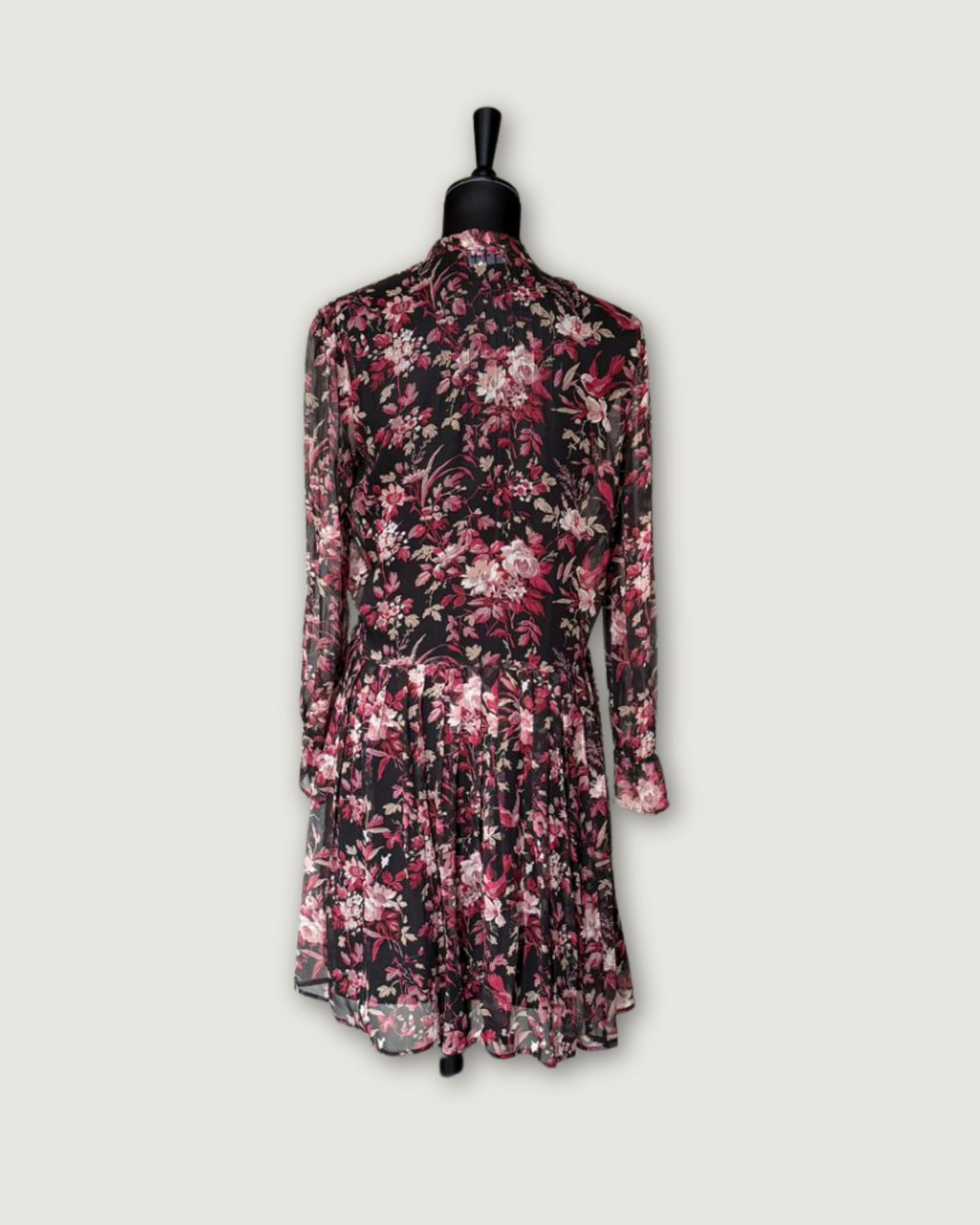 THE KOOPLES - ROBE SOIE IMPRIMEE FLEURS T.S