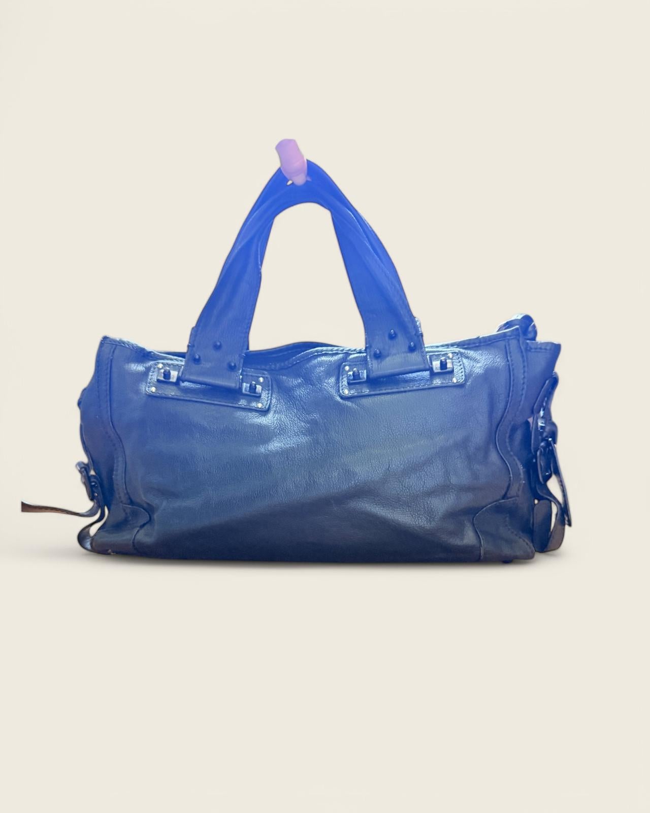 CHLOE - SAC A MAIN CUIR NOIR