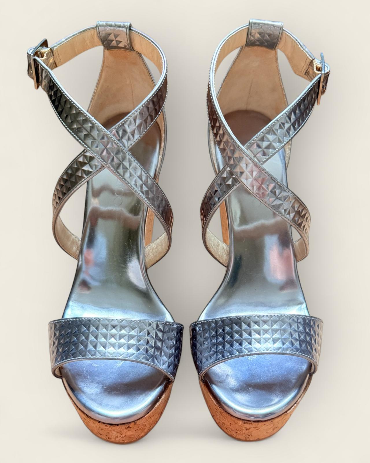 JIMMY CHOO - SANDALES COMPENSEES P.38